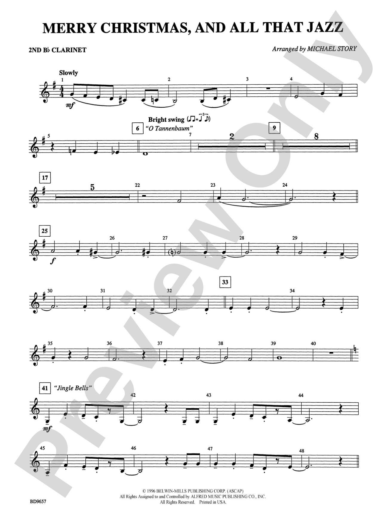 Merry Christmas, and All That Jazz!: 2nd B-flat Clarinet