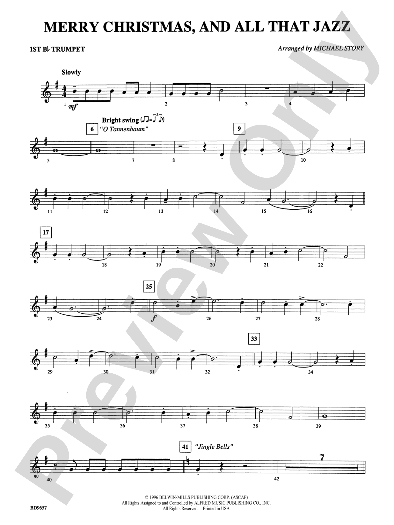 Merry Christmas, and All That Jazz!: 1st B-flat Trumpet