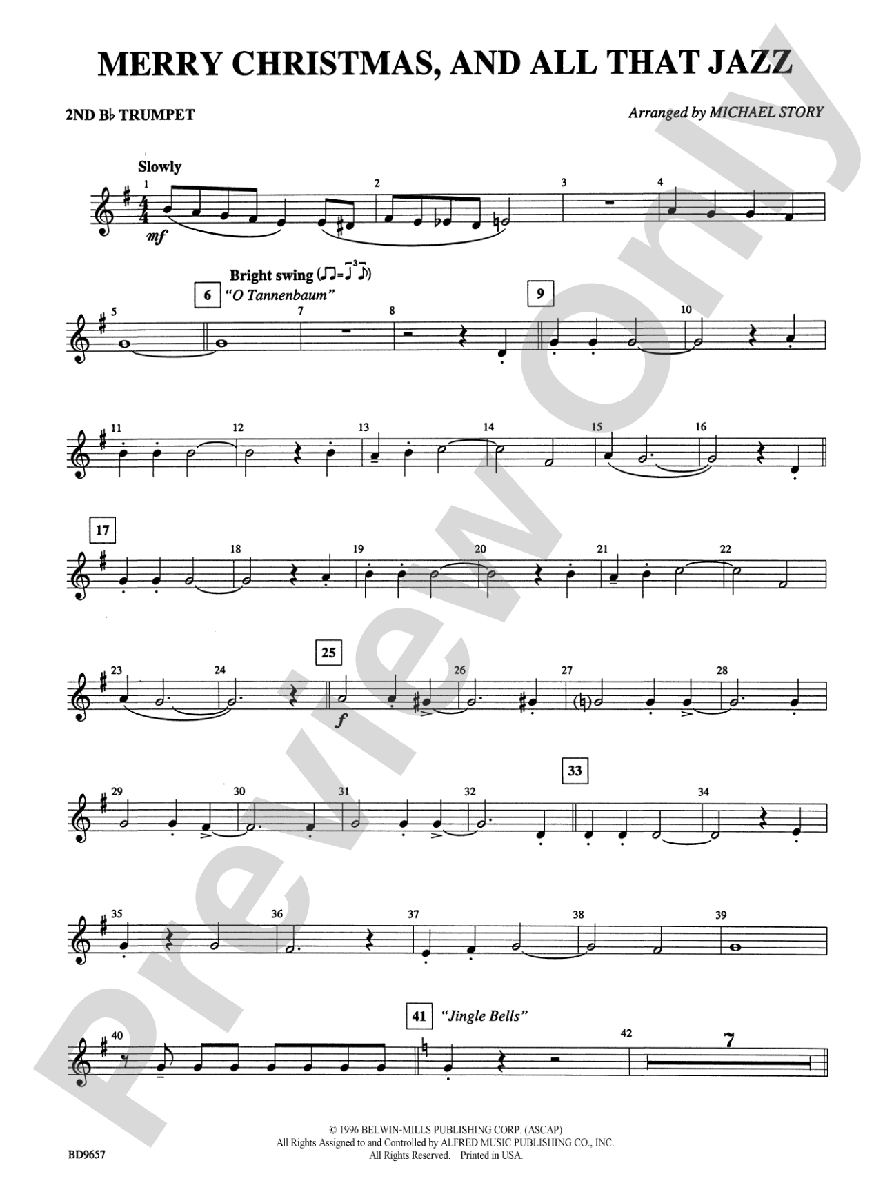 Merry Christmas, and All That Jazz!: 2nd B-flat Trumpet