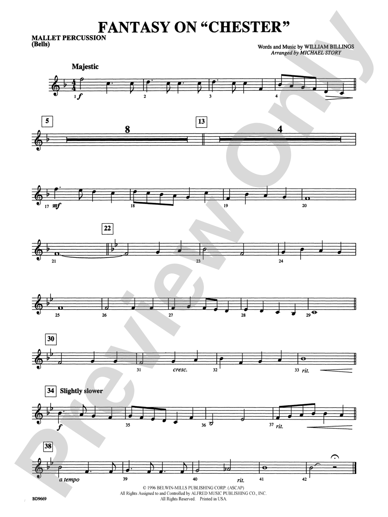 Fantasy on "Chester": Mallets