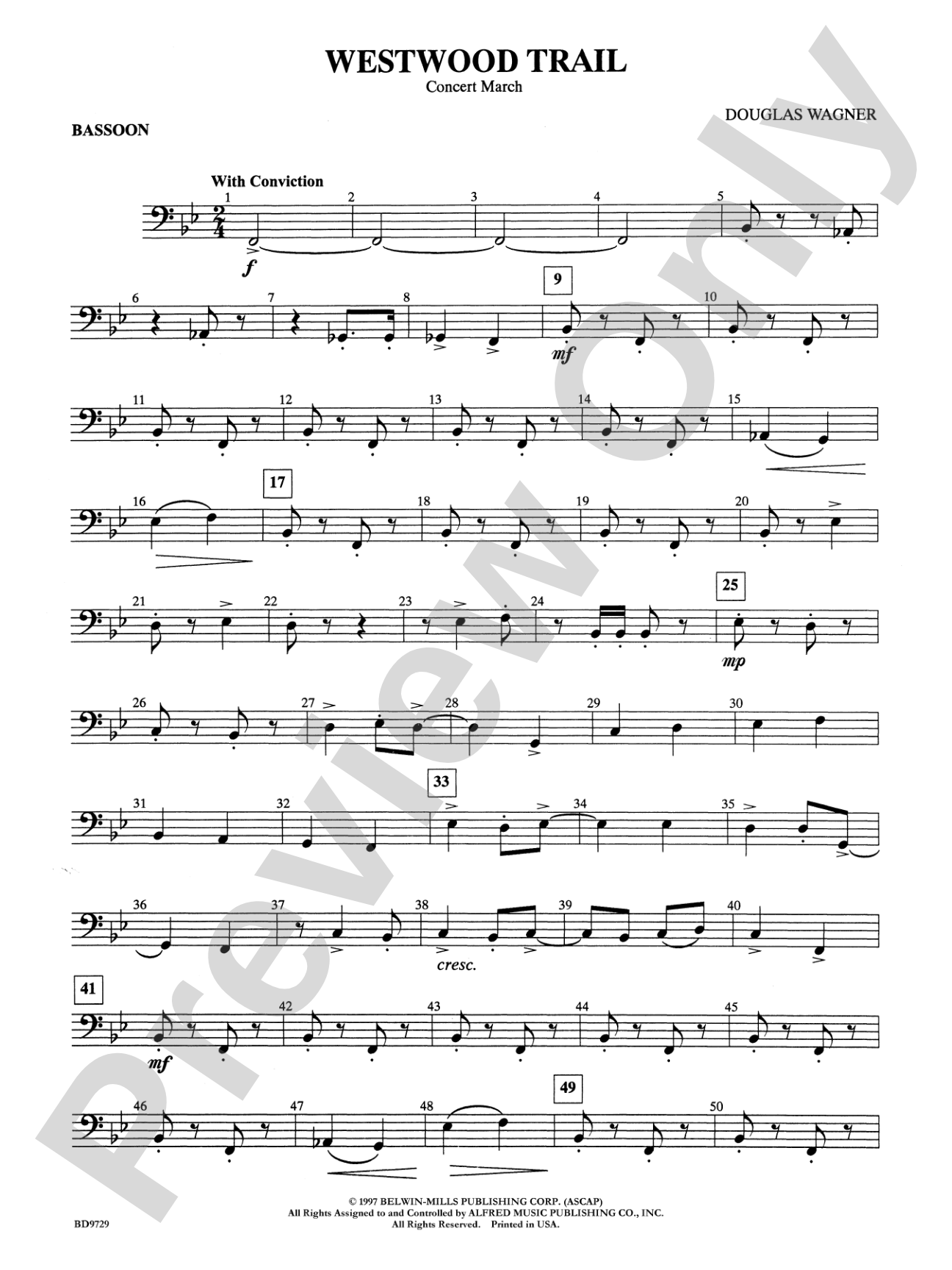 Westwood Trail: Bassoon