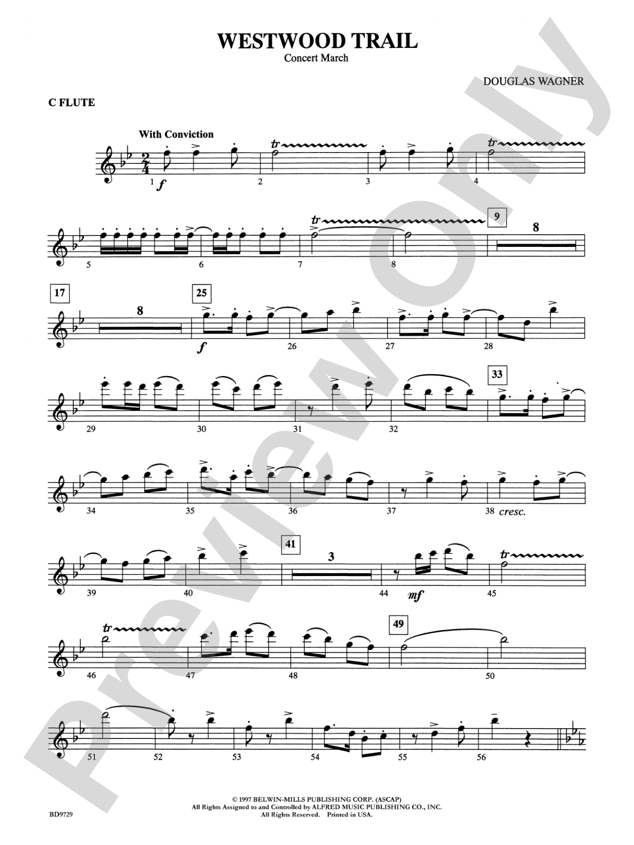 Westwood Trail: Flute