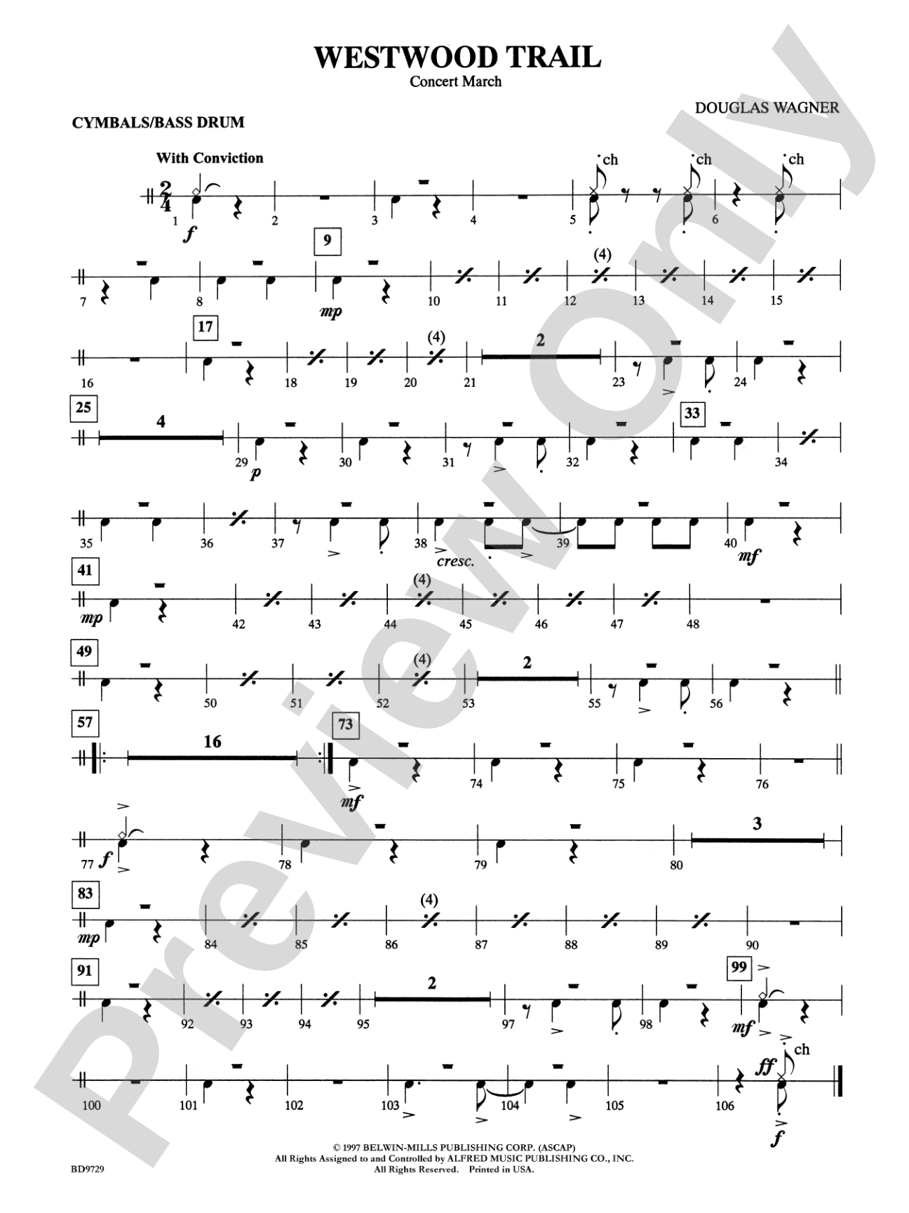 Westwood Trail: 2nd Percussion