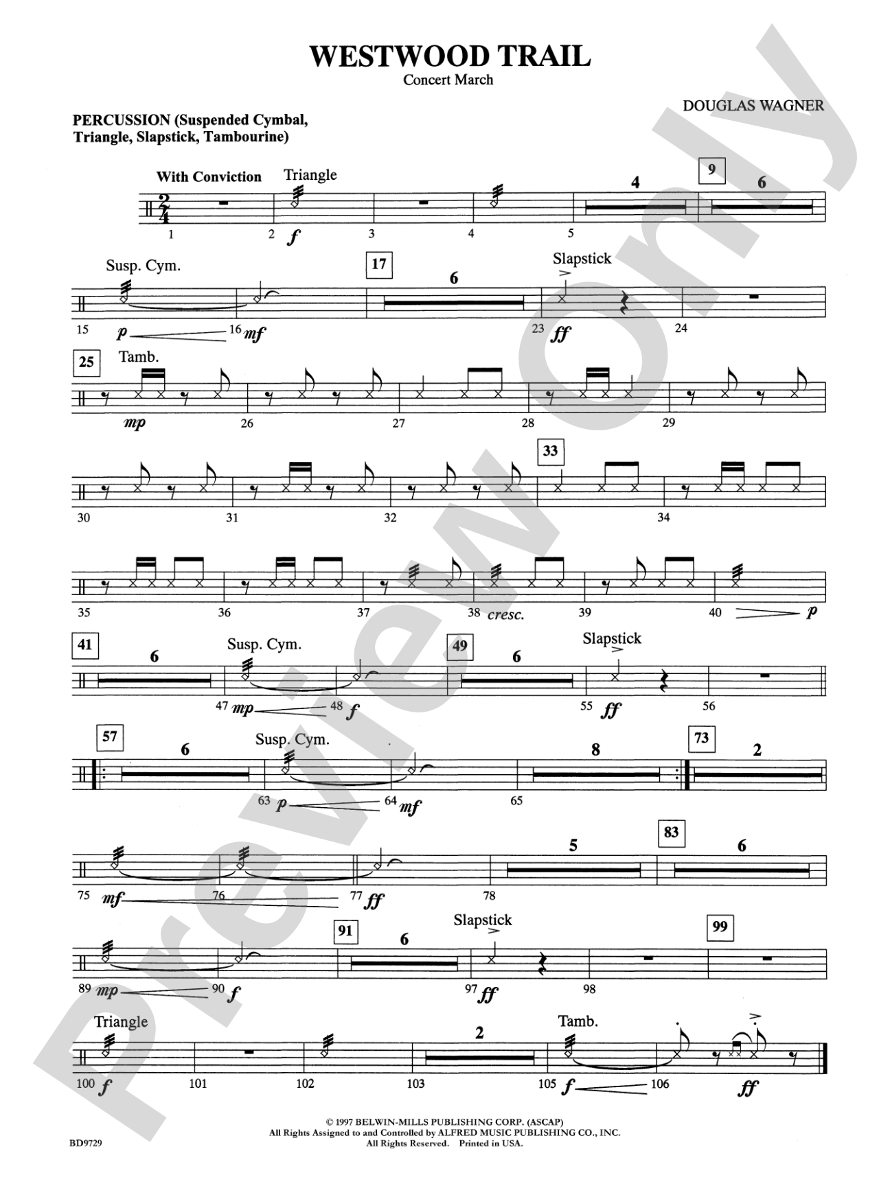 Westwood Trail: 3rd Percussion