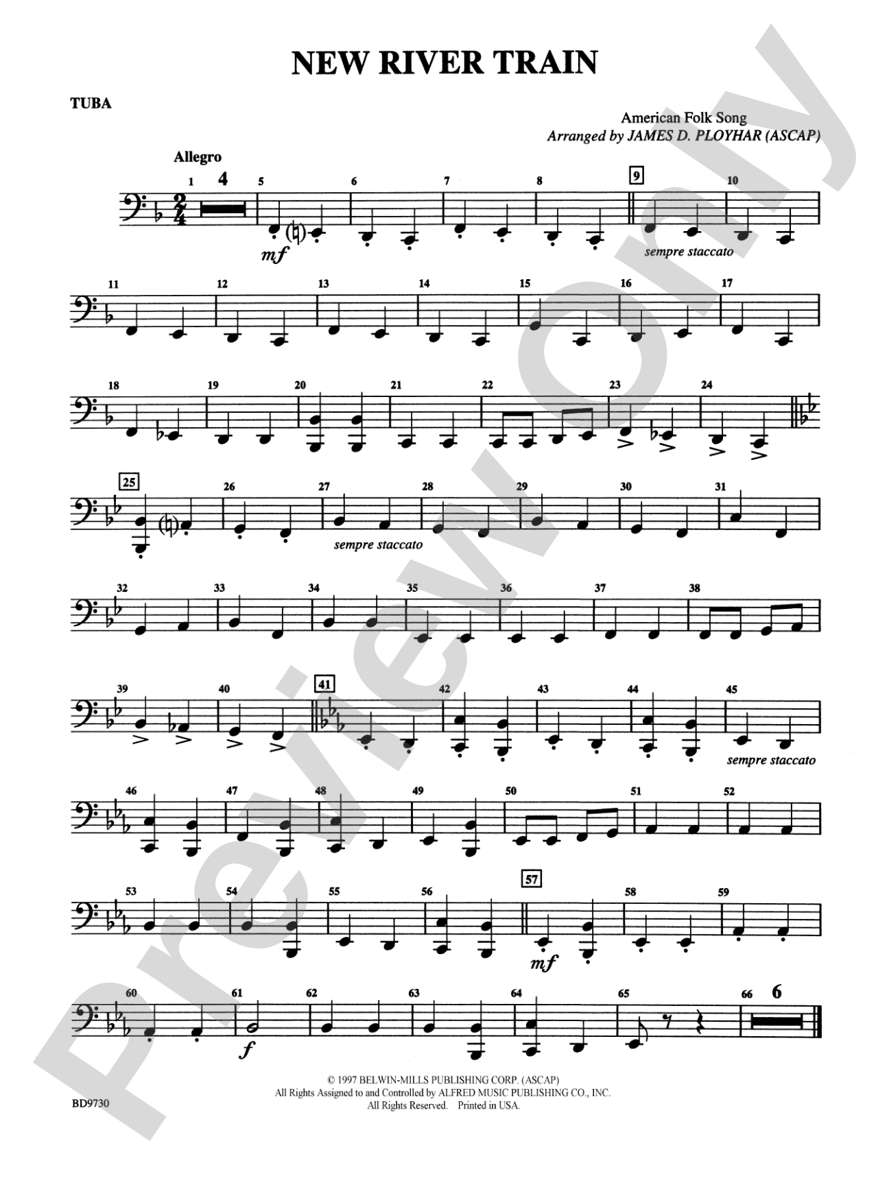 New River Train (American Folk Song): Tuba