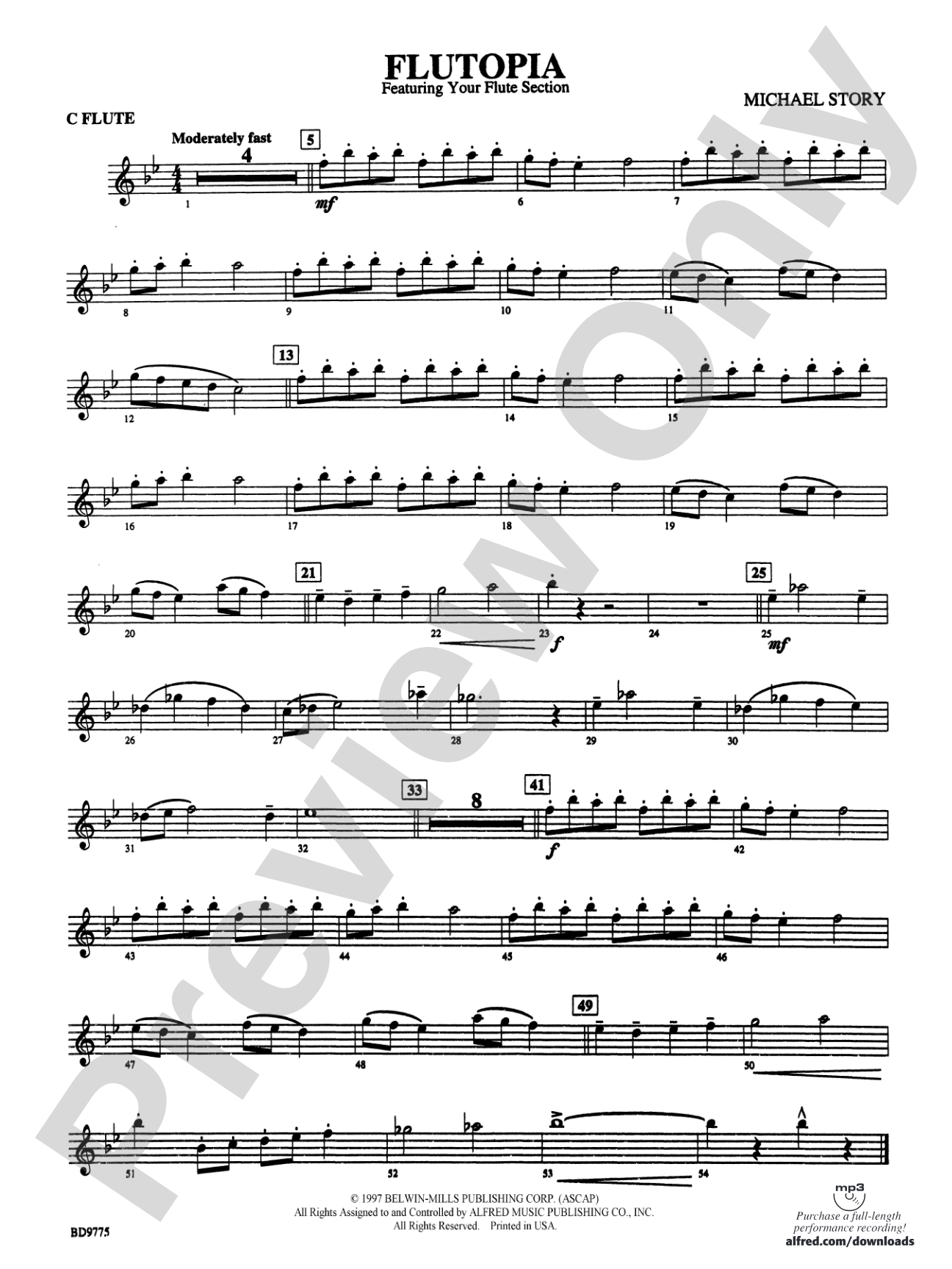 Flutopia (featuring your Flute Section): Flute