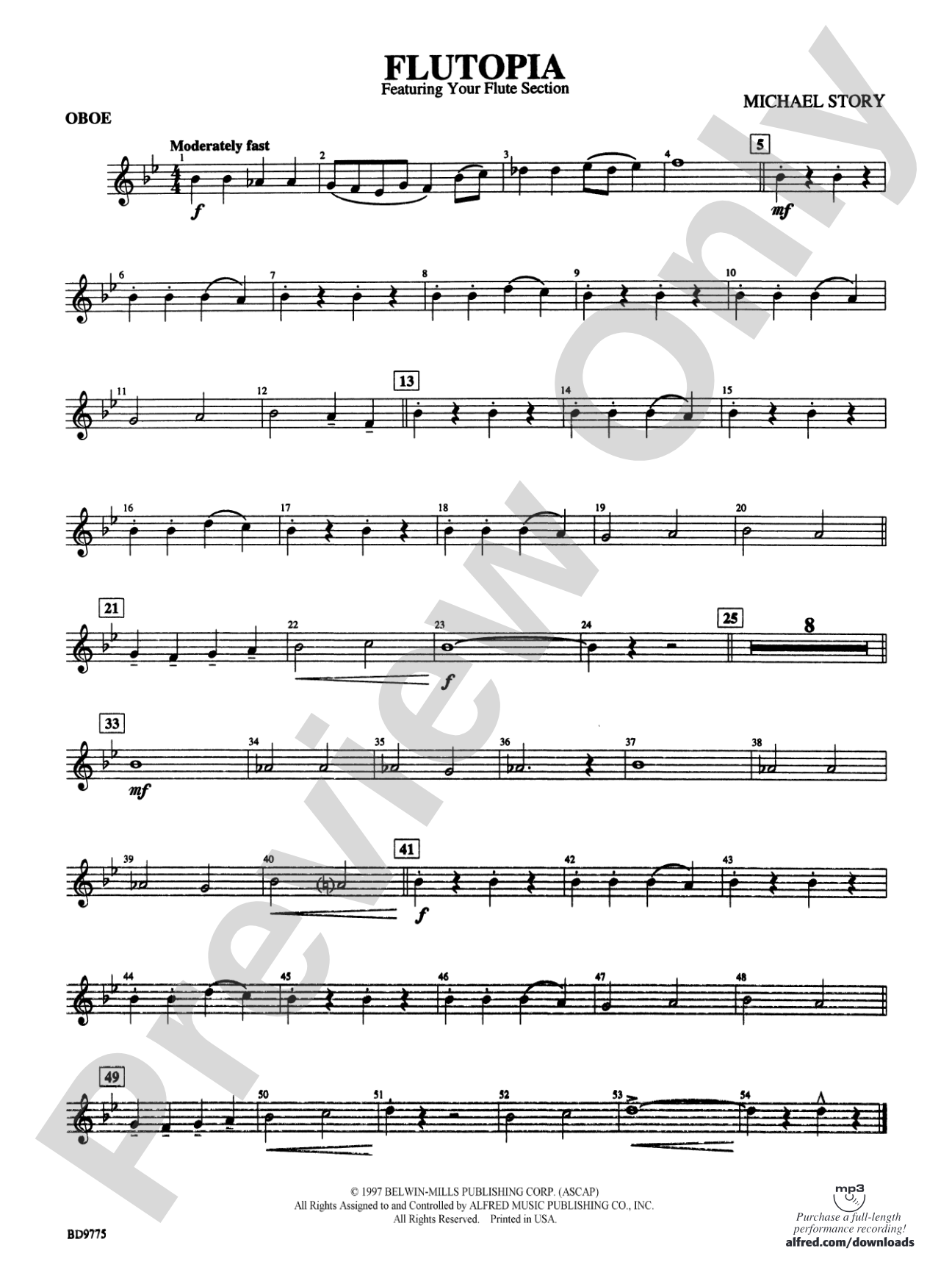 Flutopia (featuring your Flute Section): Oboe