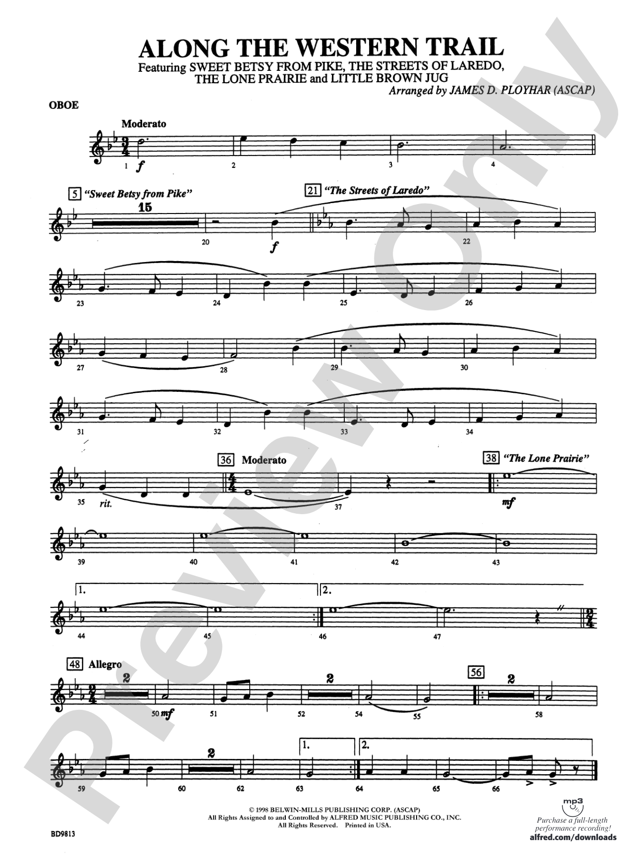Along the Western Trail: Oboe