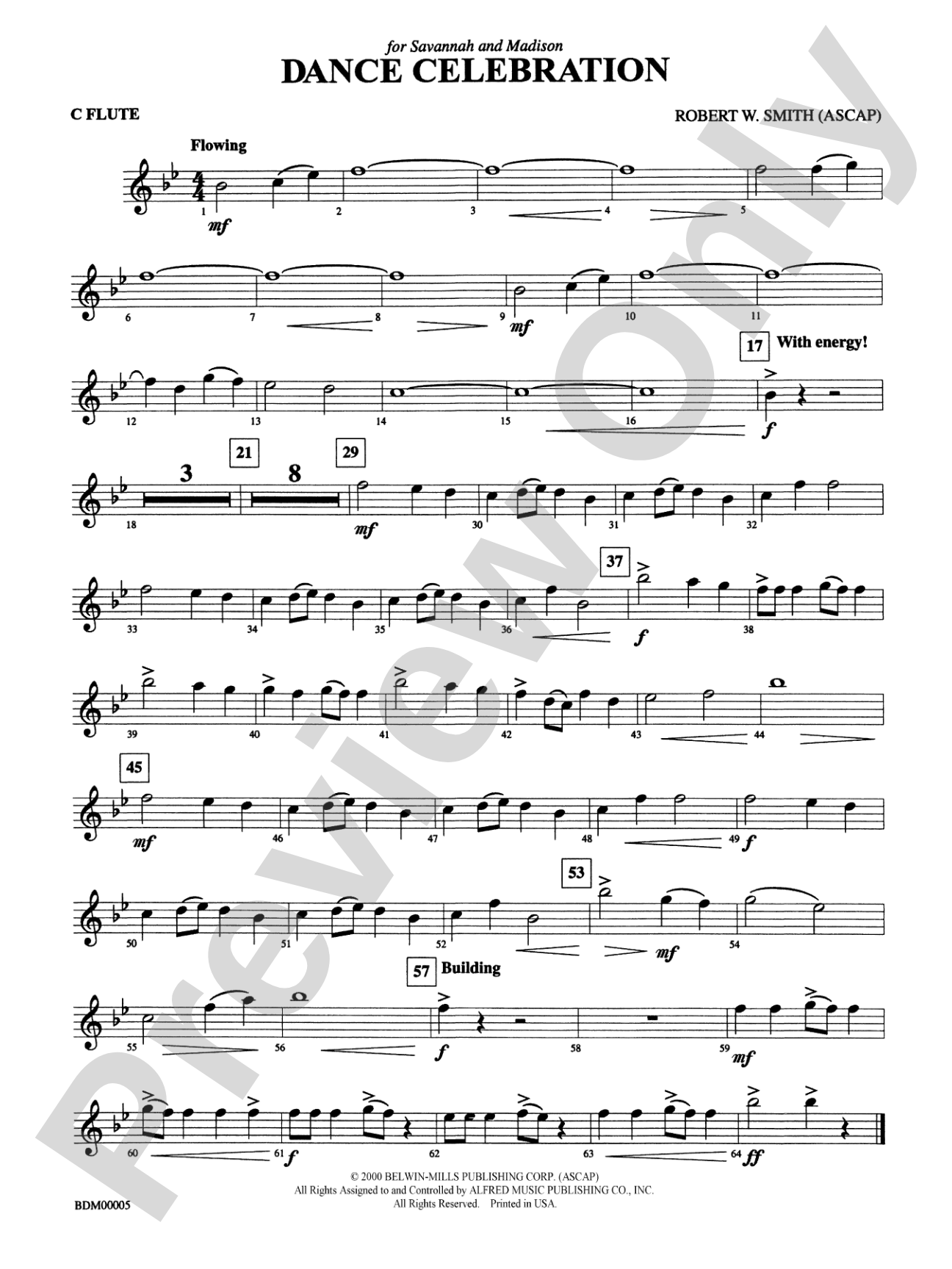 Dance Celebration: Flute