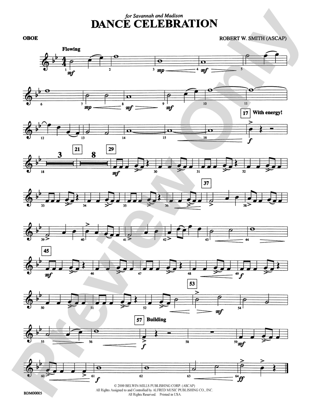 Dance Celebration: Oboe