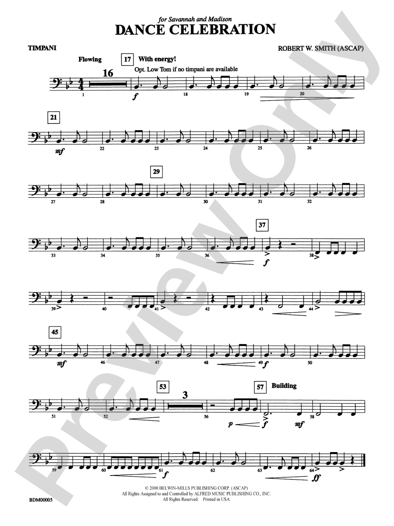 Dance Celebration: Timpani