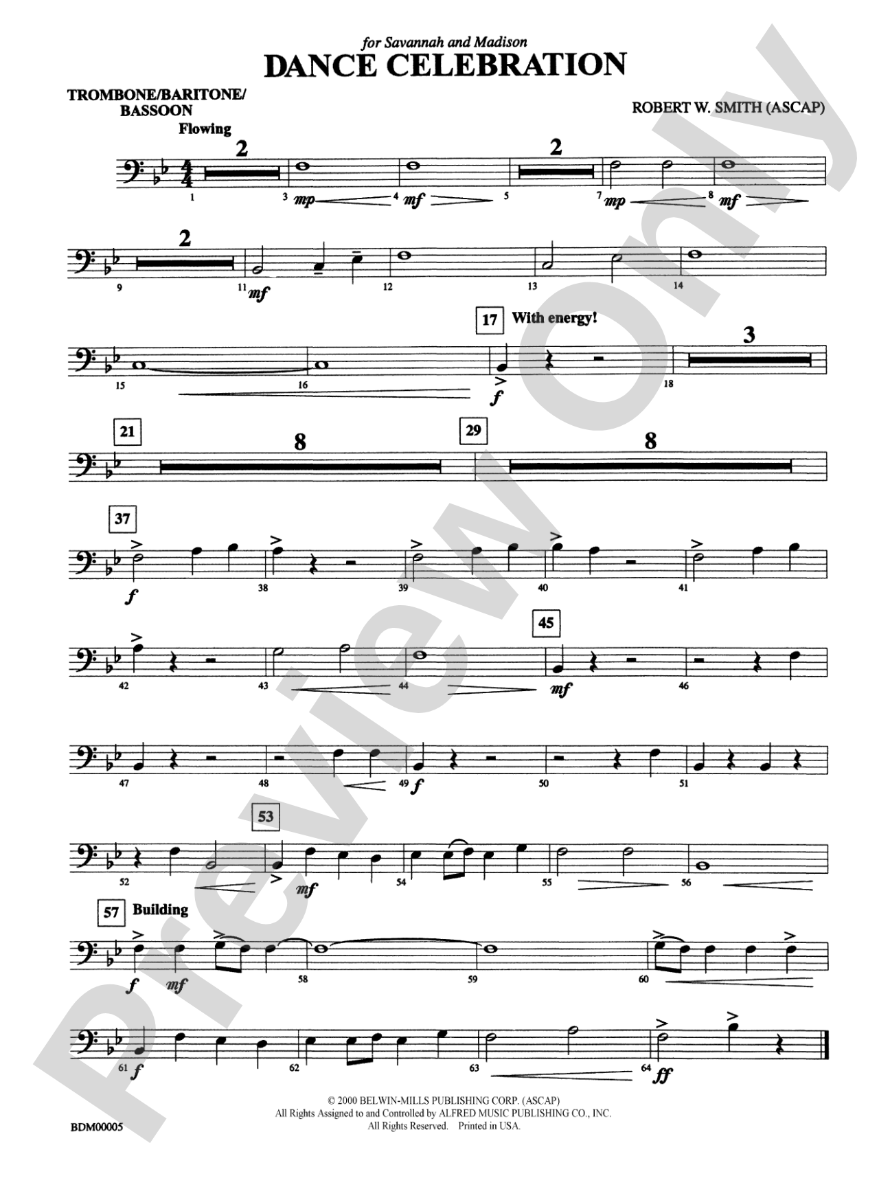 Dance Celebration: 1st Trombone