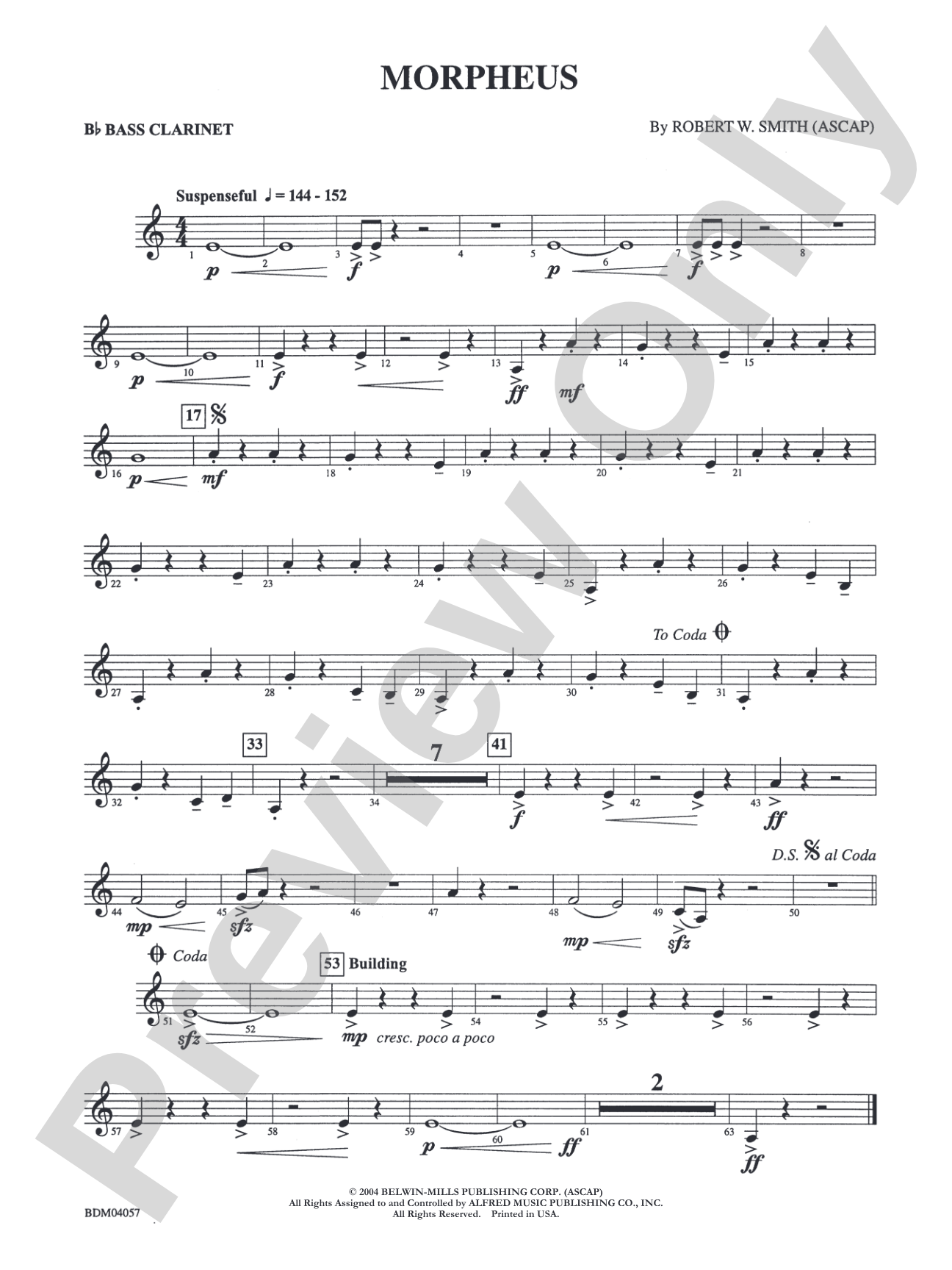 Morpheus: B-flat Bass Clarinet