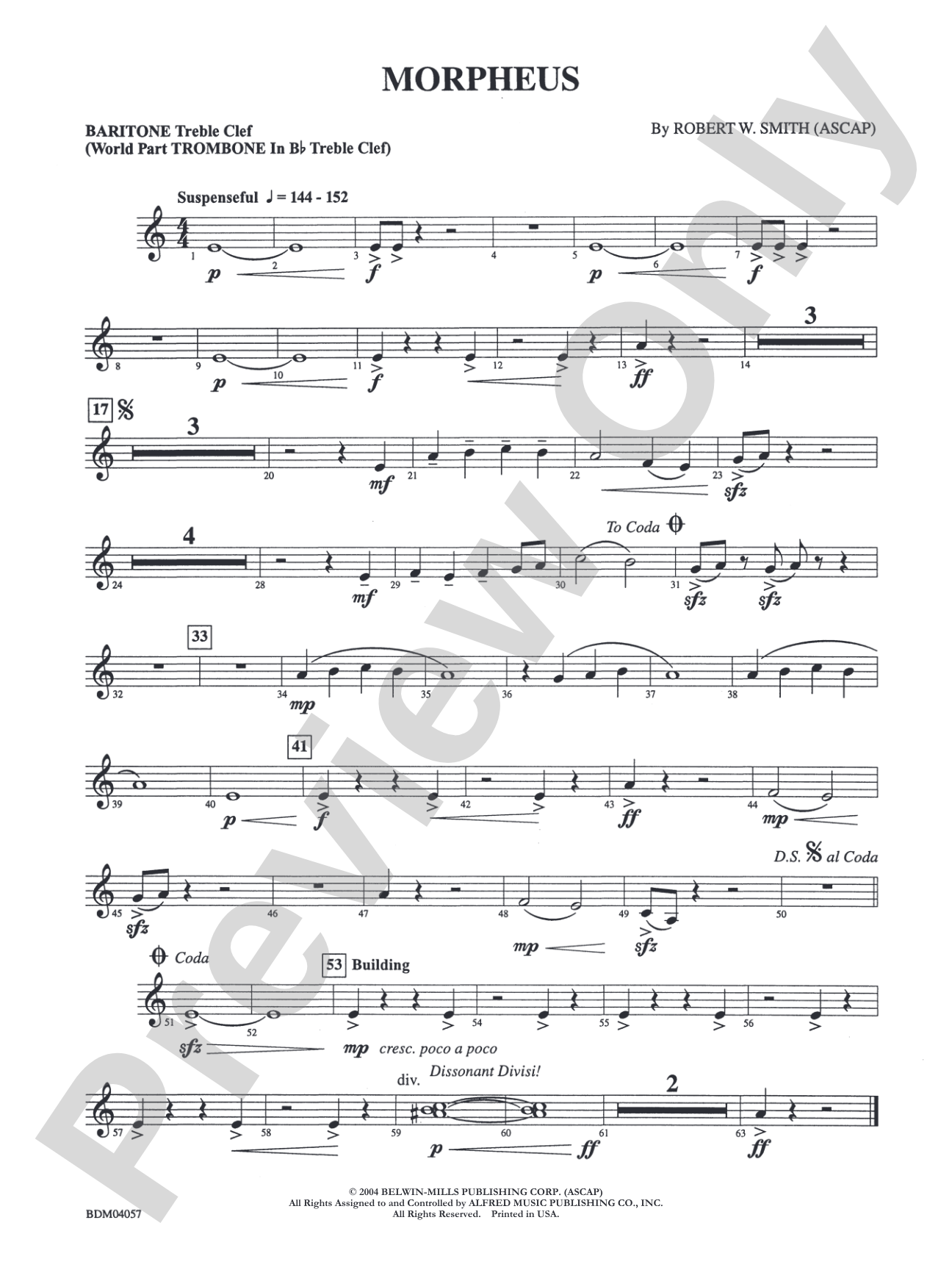 Morpheus: Baritone T.C.