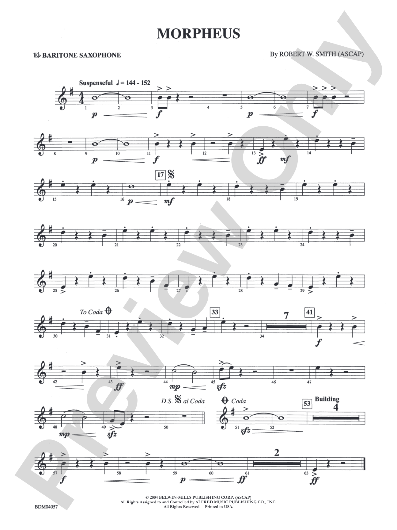 Morpheus: E-flat Baritone Saxophone