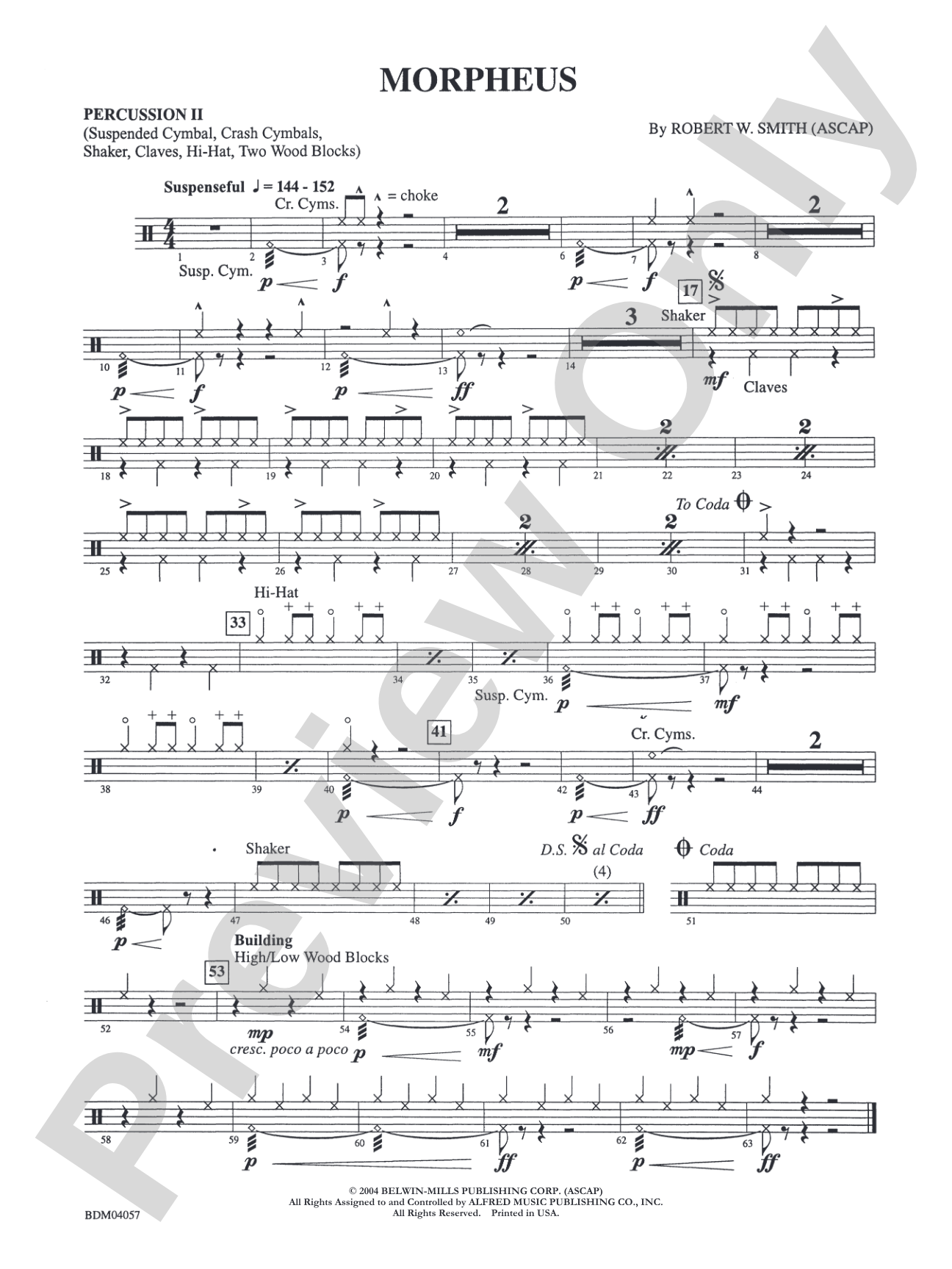 Morpheus: 2nd Percussion