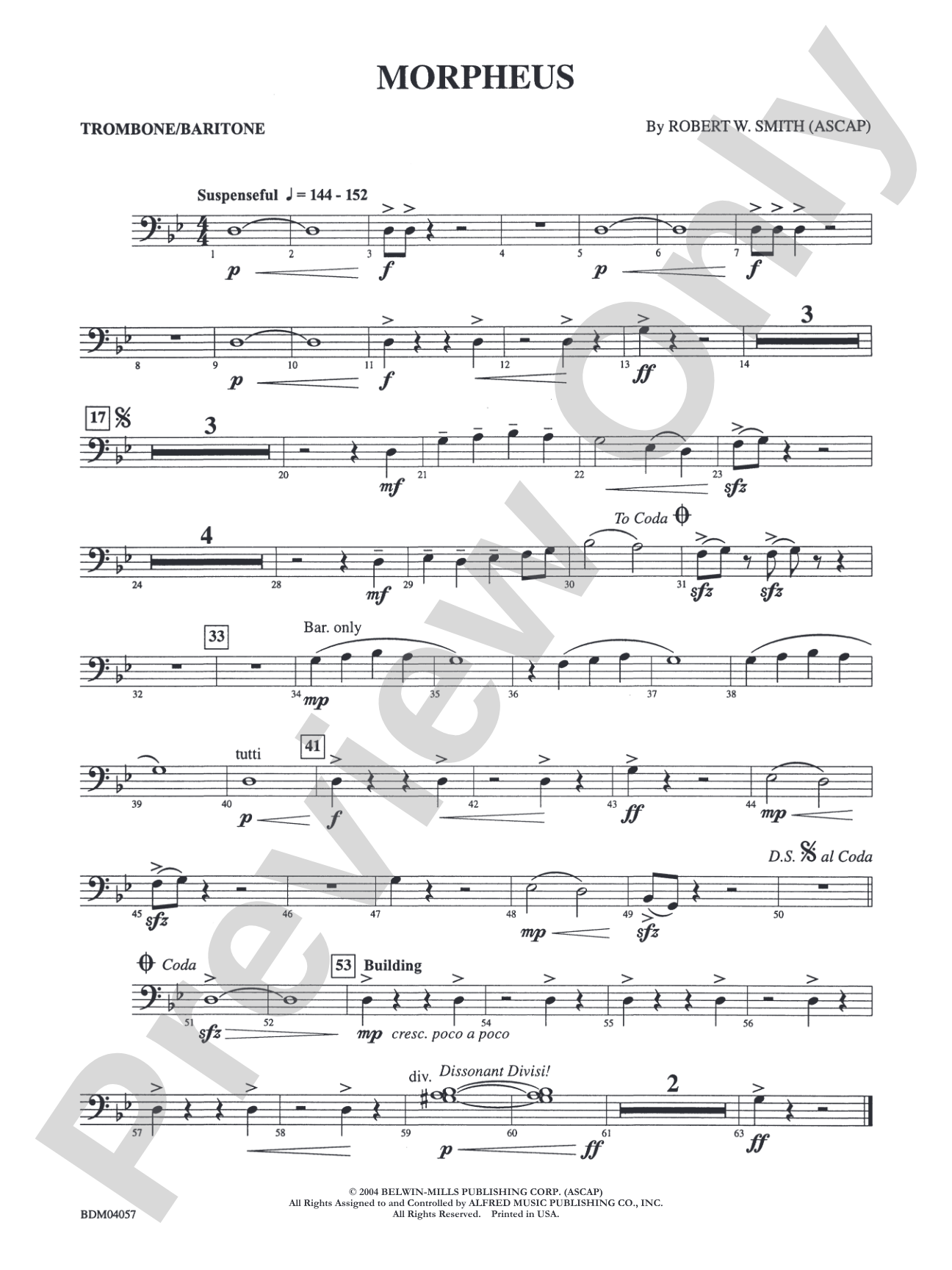 Morpheus: 1st Trombone