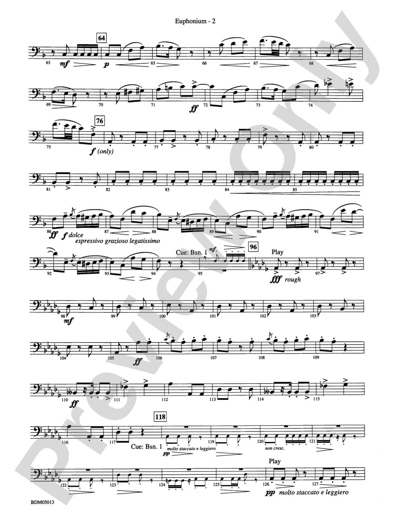 Pineapple Poll (Suite from the Ballet): Baritone B.C.