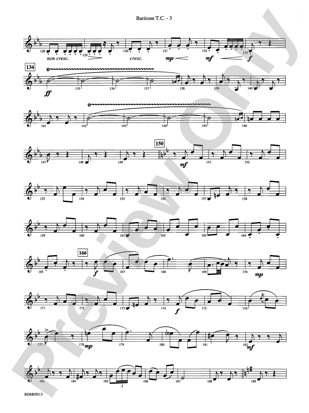 Pineapple Poll (Suite from the Ballet): Baritone T.C.