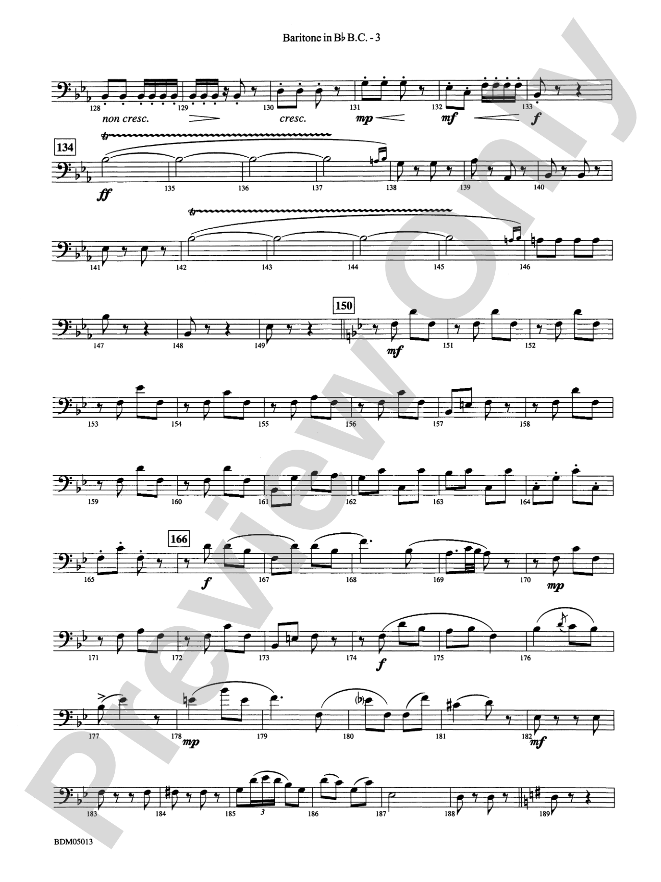 Pineapple Poll (Suite from the Ballet): (wp) B-flat Baritone B.C.