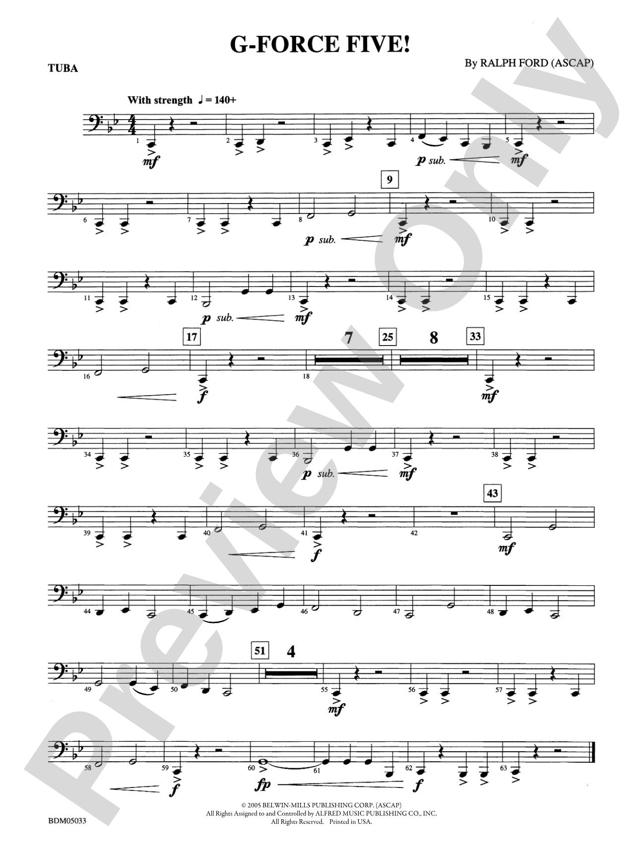 G-Force Five!: Tuba