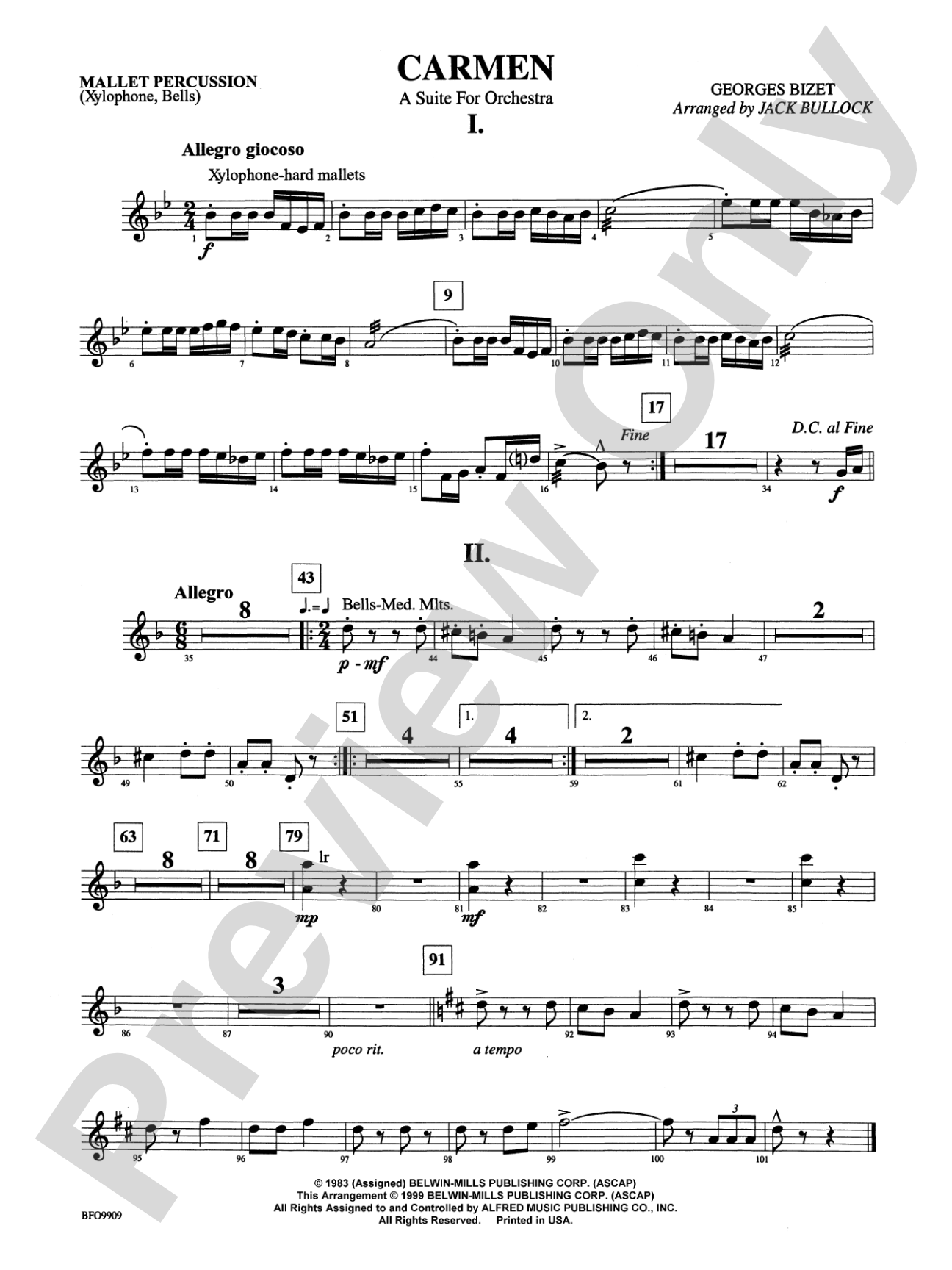 Carmen Suite: Mallets