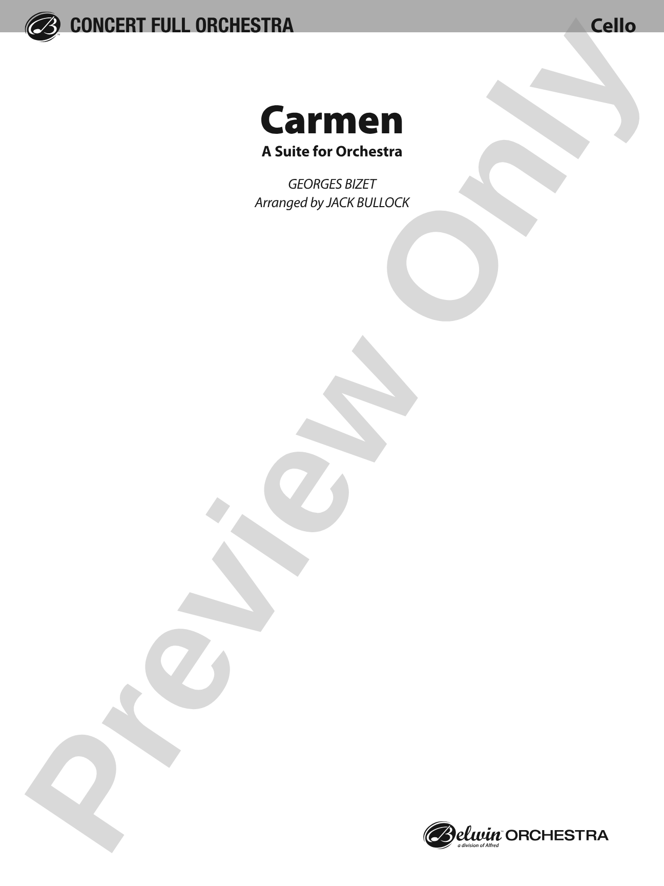 Carmen Suite: Cello