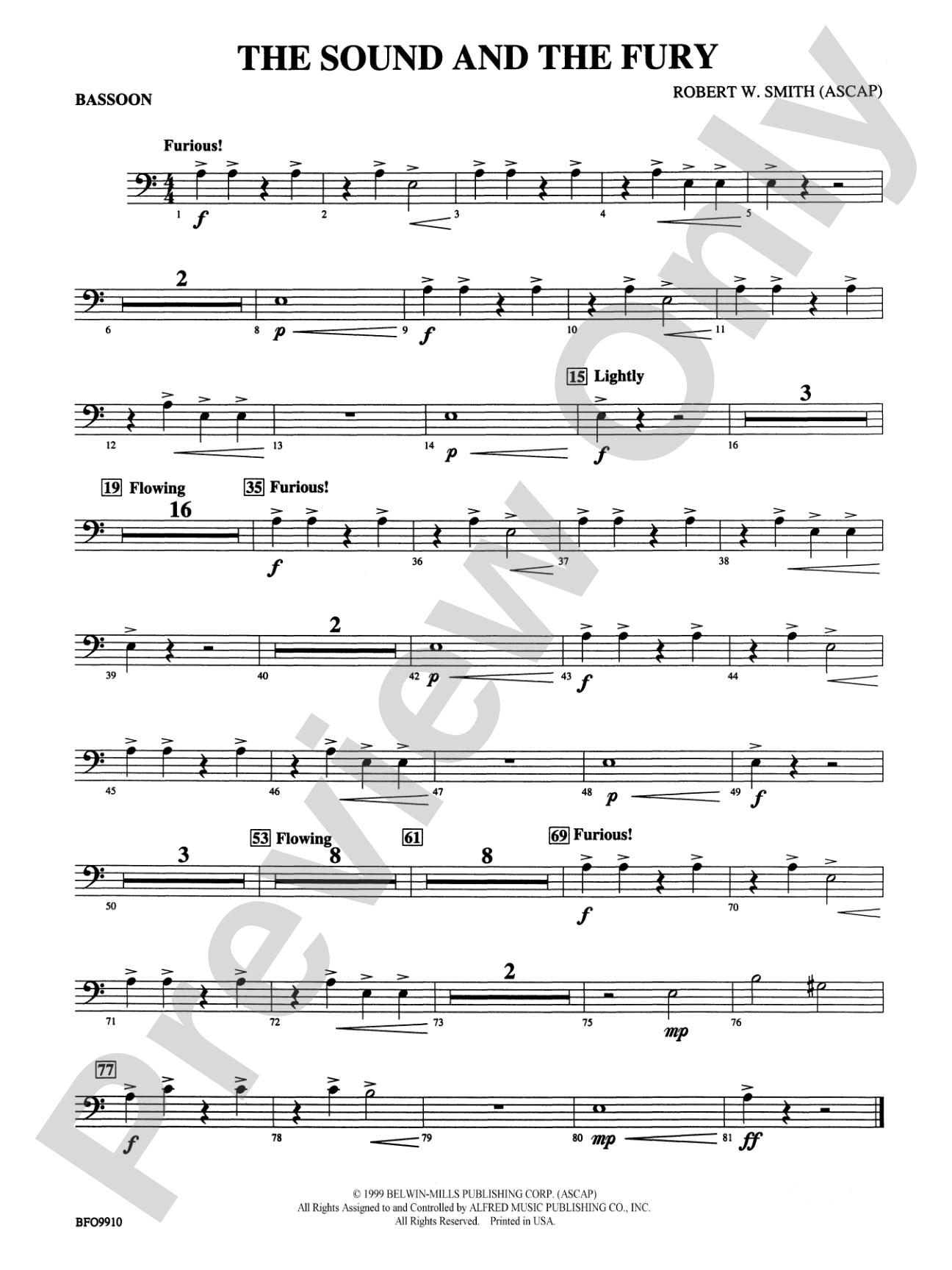 The Sound and the Fury: Bassoon