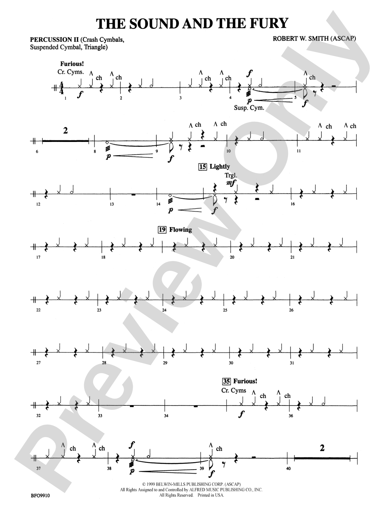 The Sound and the Fury: 2nd Percussion