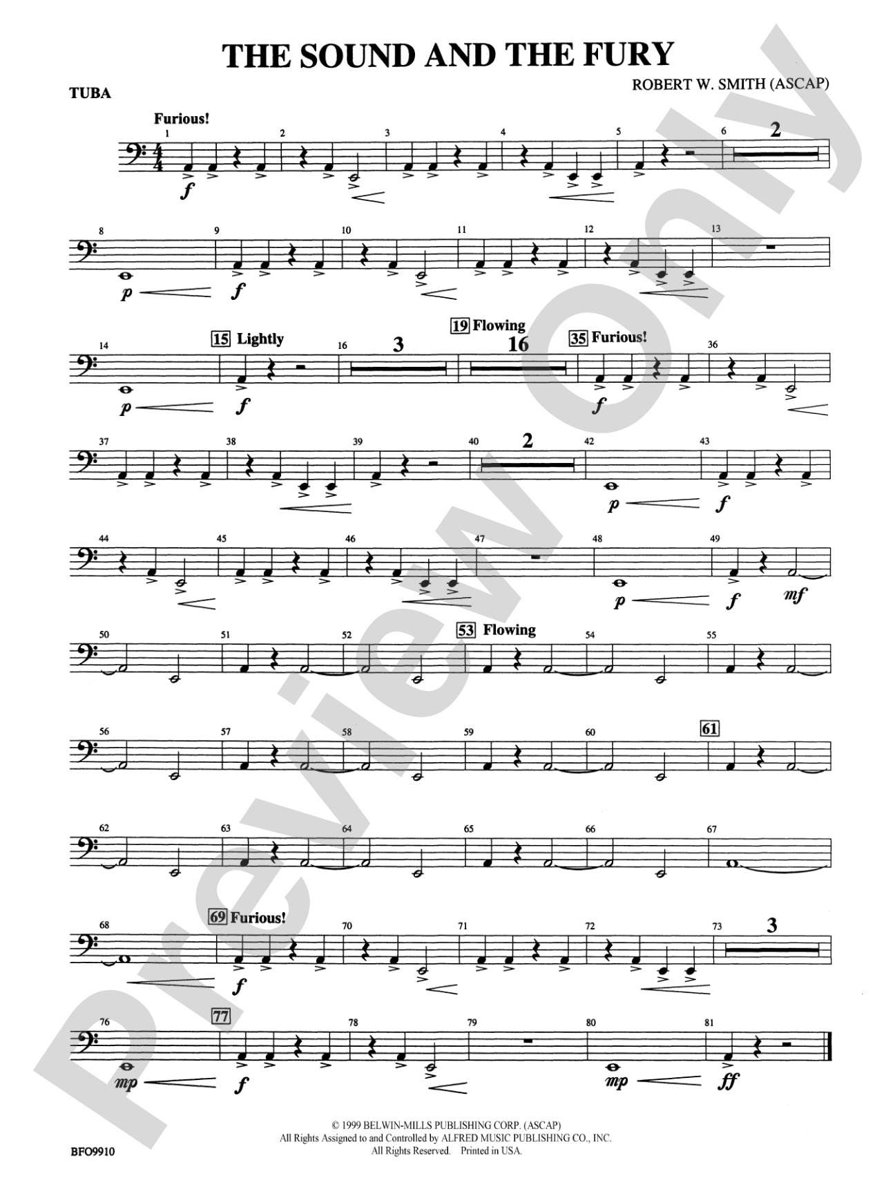 The Sound and the Fury: Tuba