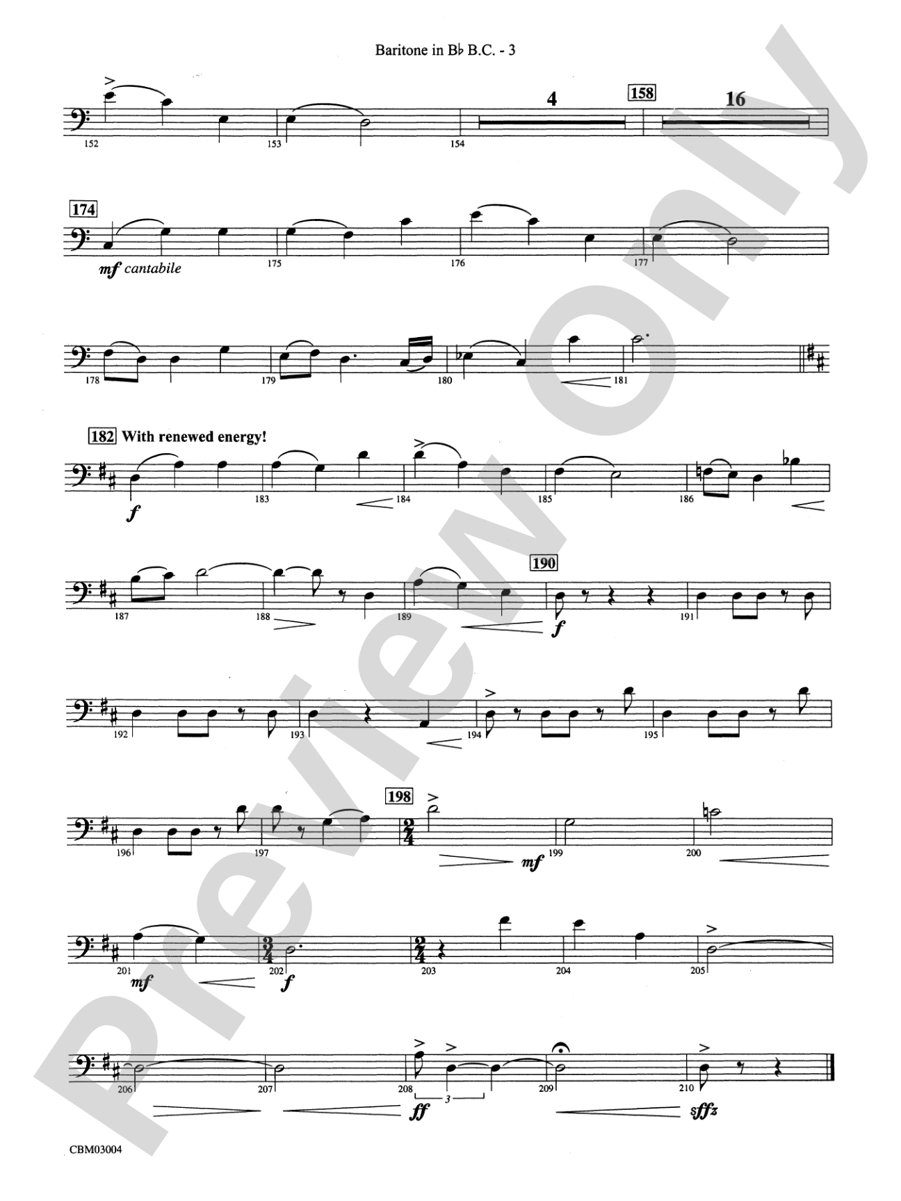 Harry Potter and the Chamber of Secrets, Symphonic Suite from: (wp) B-flat Baritone B.C.