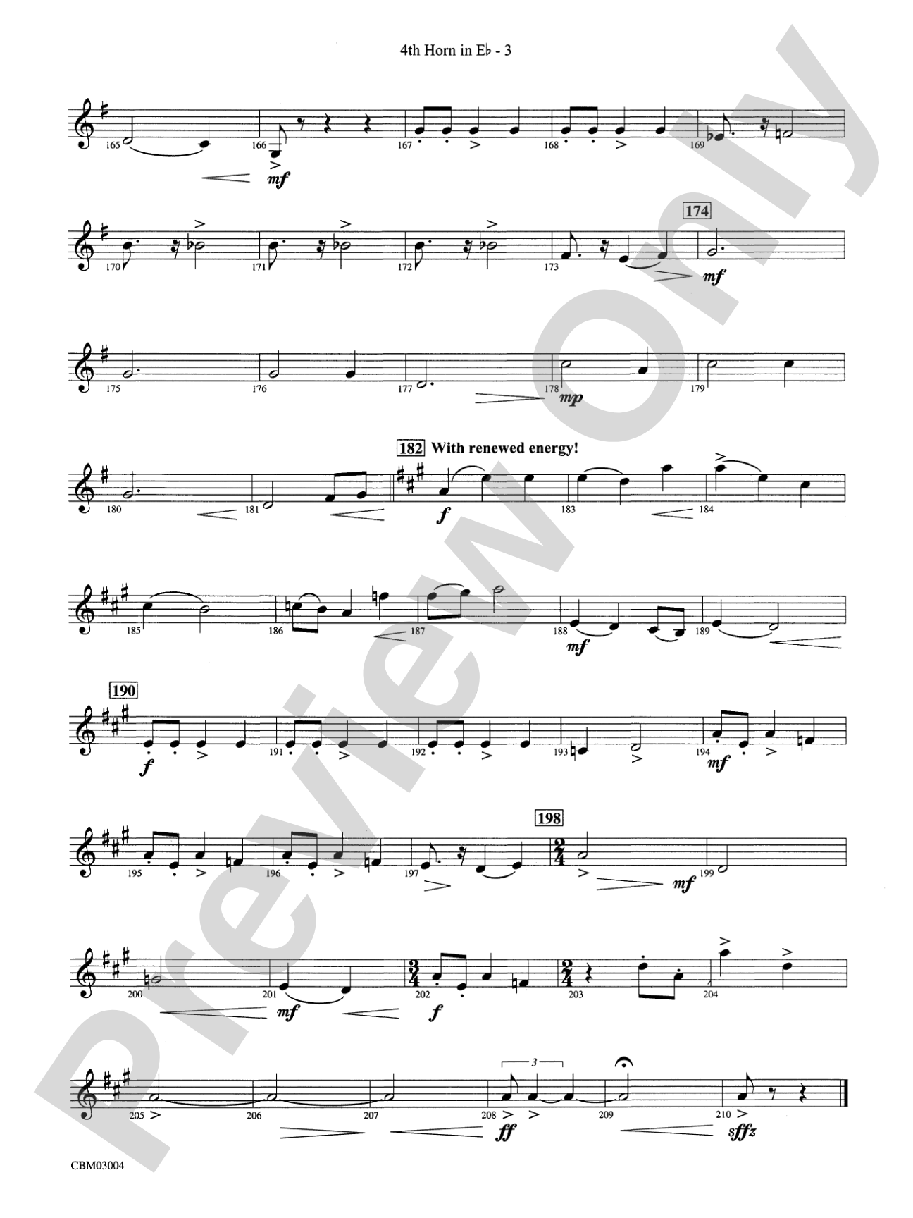 Harry Potter and the Chamber of Secrets, Symphonic Suite from: (wp) 4th Horn in E-flat