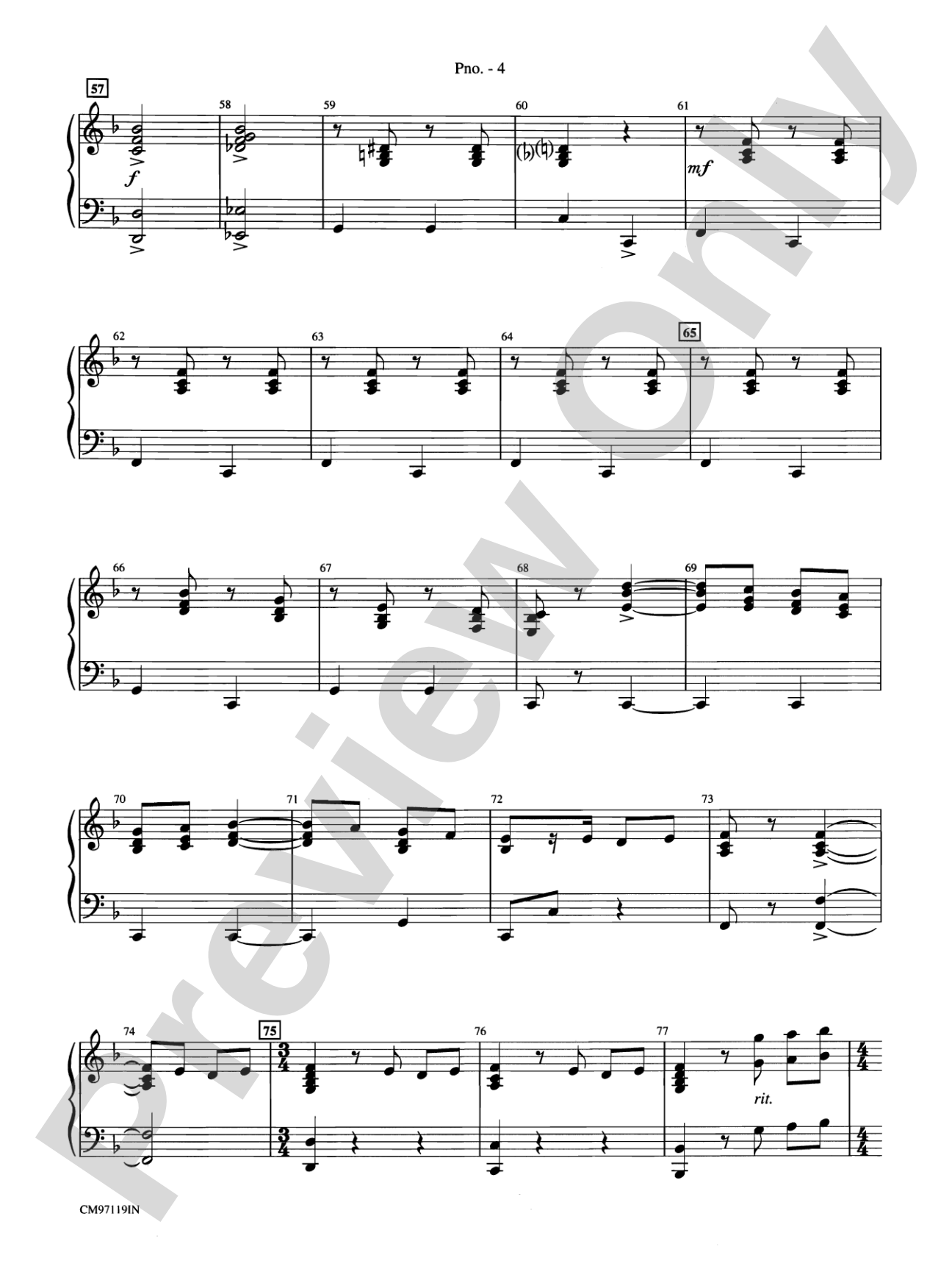 The Wizard of Oz -- Choral Revue: Piano Accompaniment: Choral Octavo Orchestration - Set of Parts