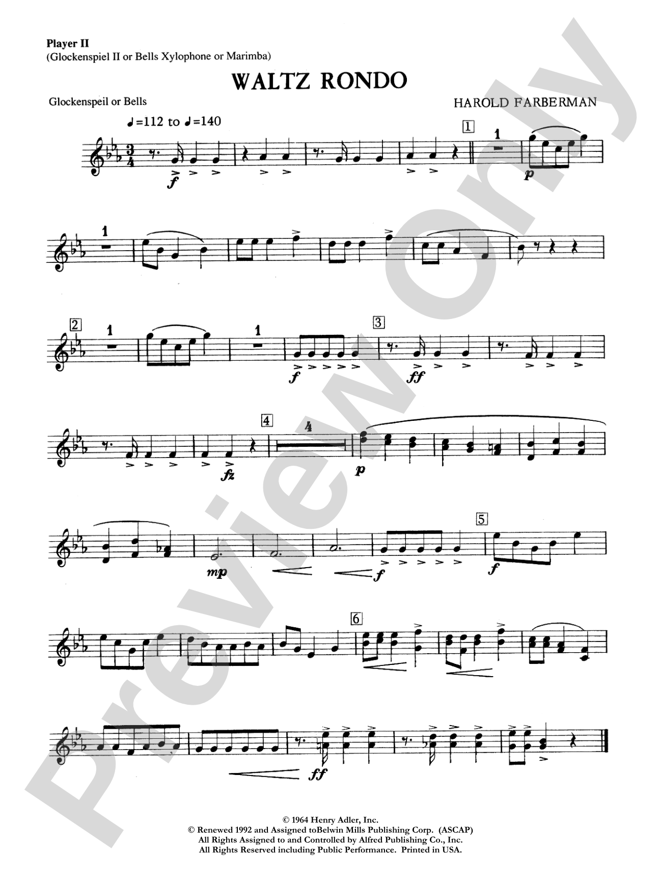 Percussion Ensemble Collection, Level II: 2nd Percussion