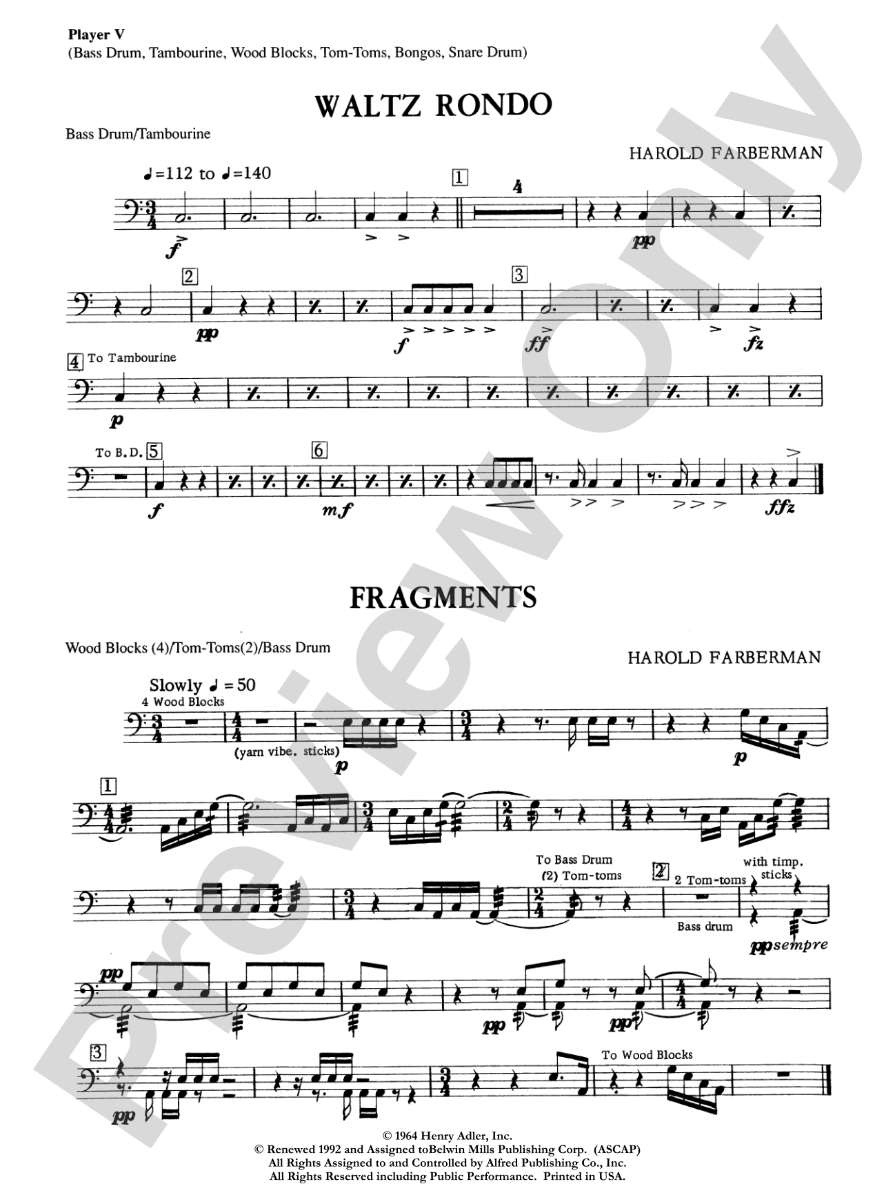 Percussion Ensemble Collection, Level II: 5th Percussion