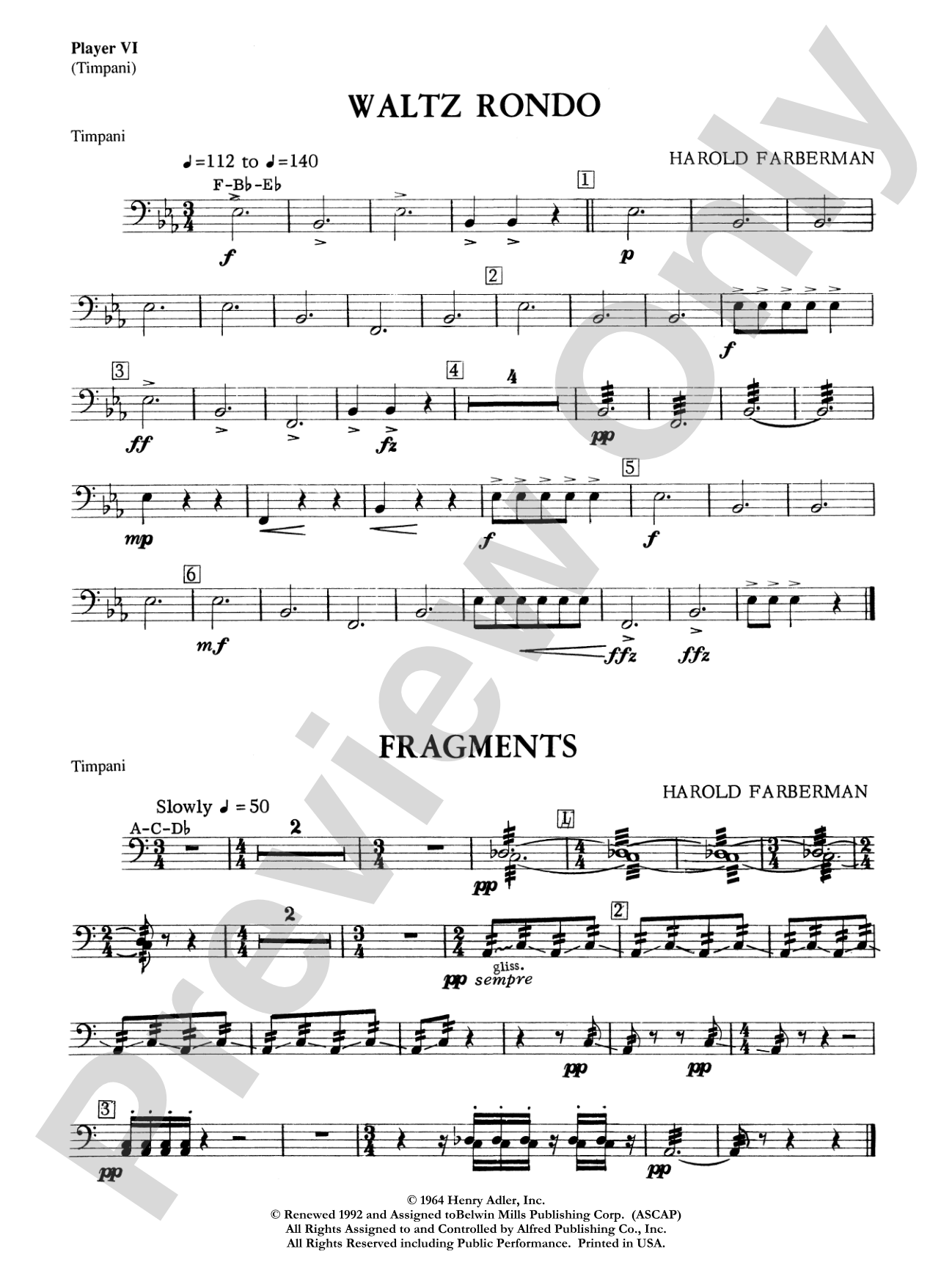 Percussion Ensemble Collection, Level II: 6th Percussion