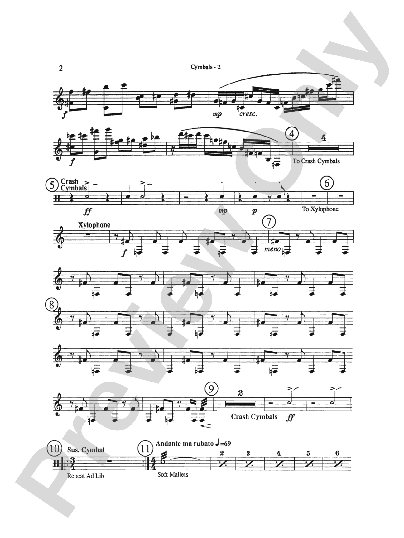 Triptych: 1st Percussion