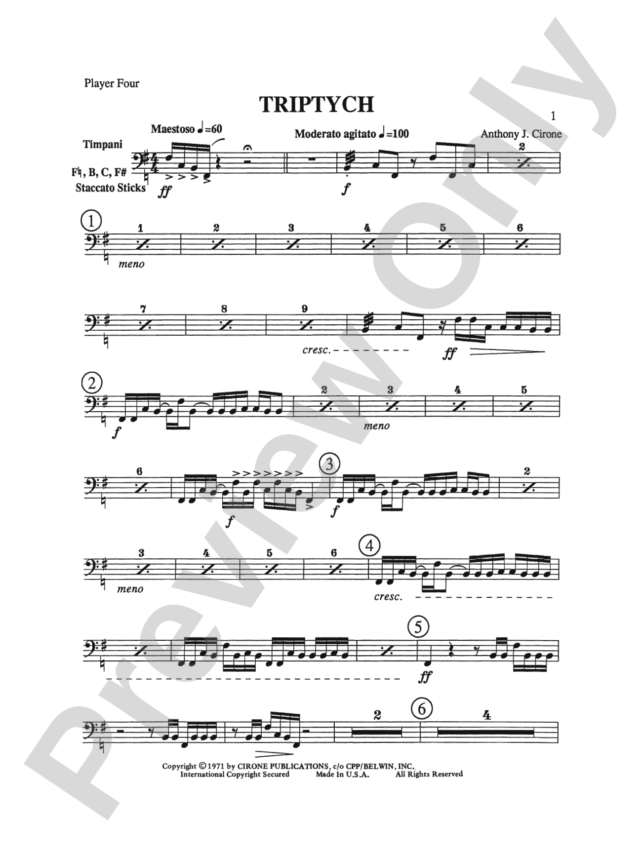 Triptych: 4th Percussion