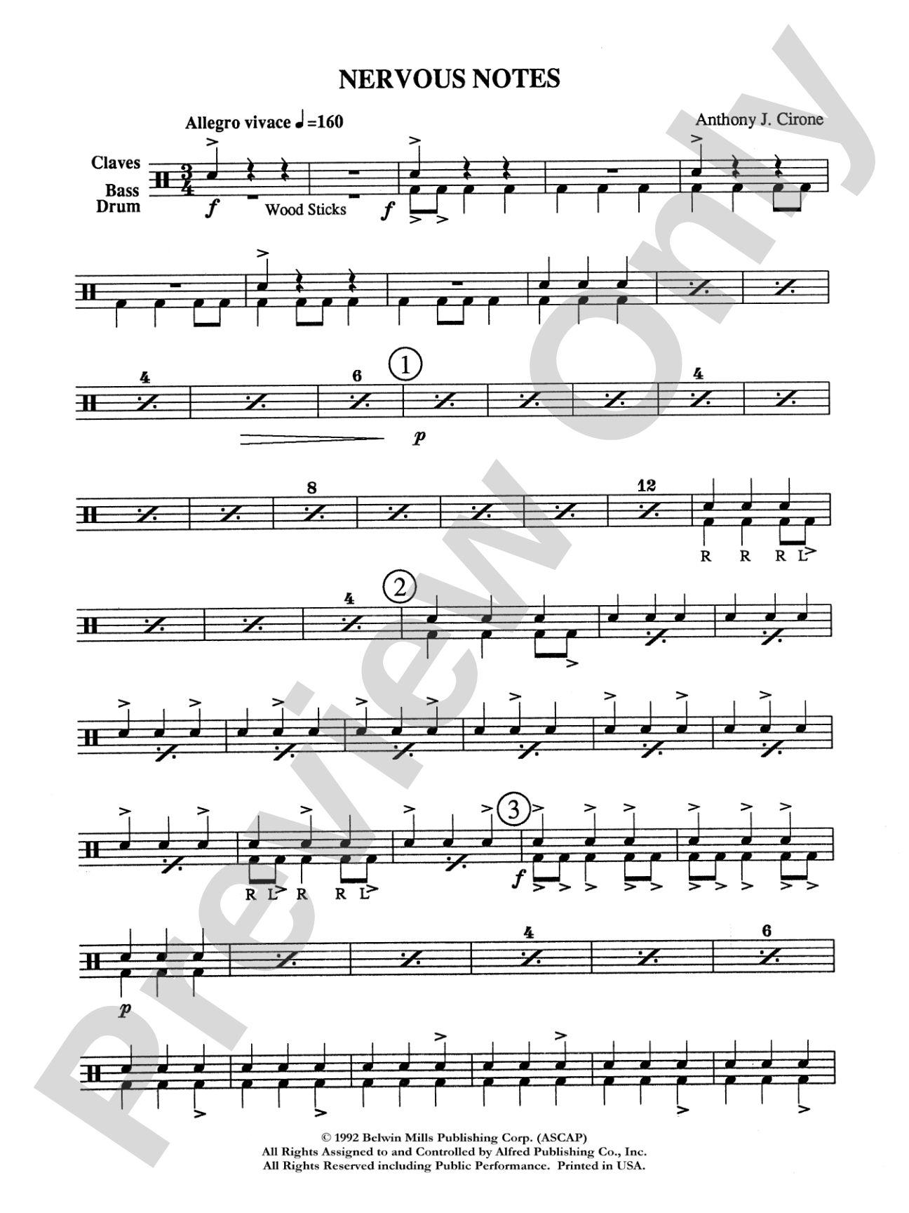 Nervous Notes: Bass Drum