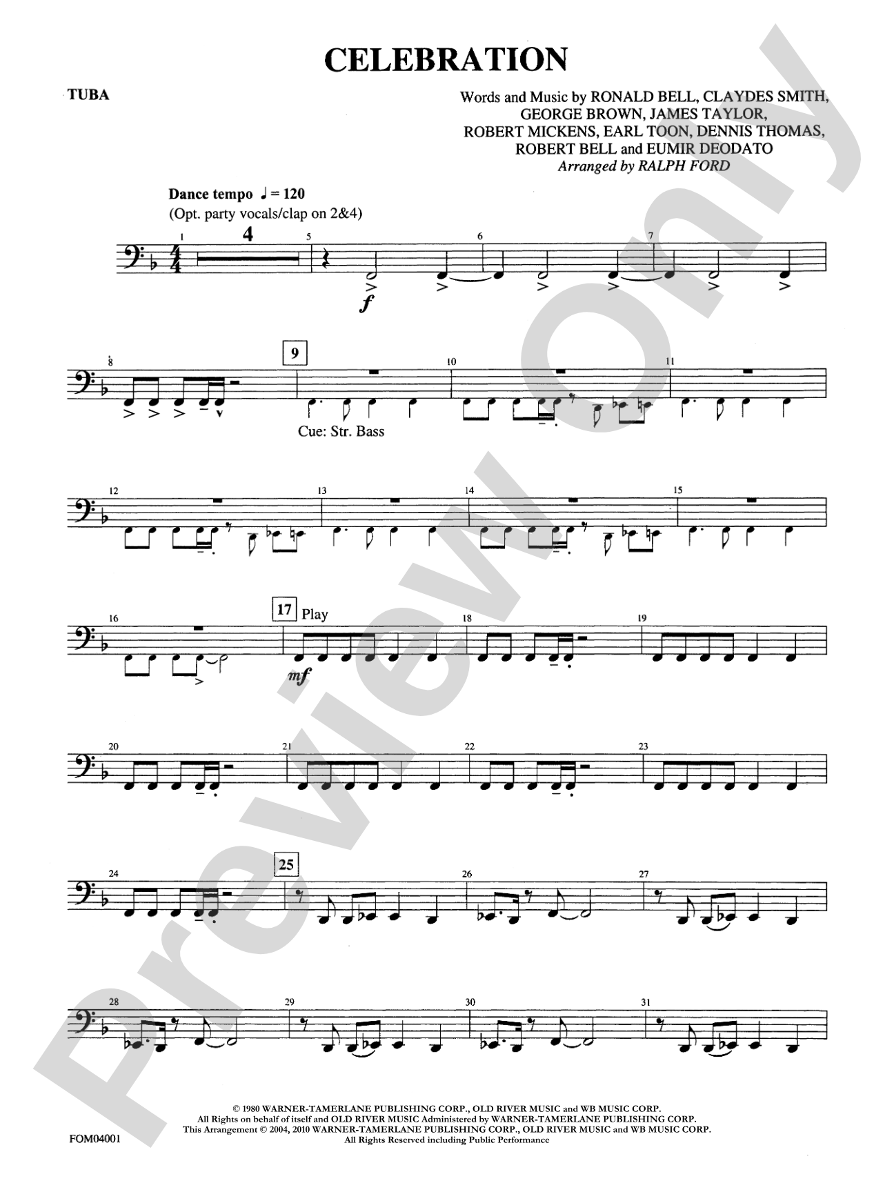 Celebration: Tuba