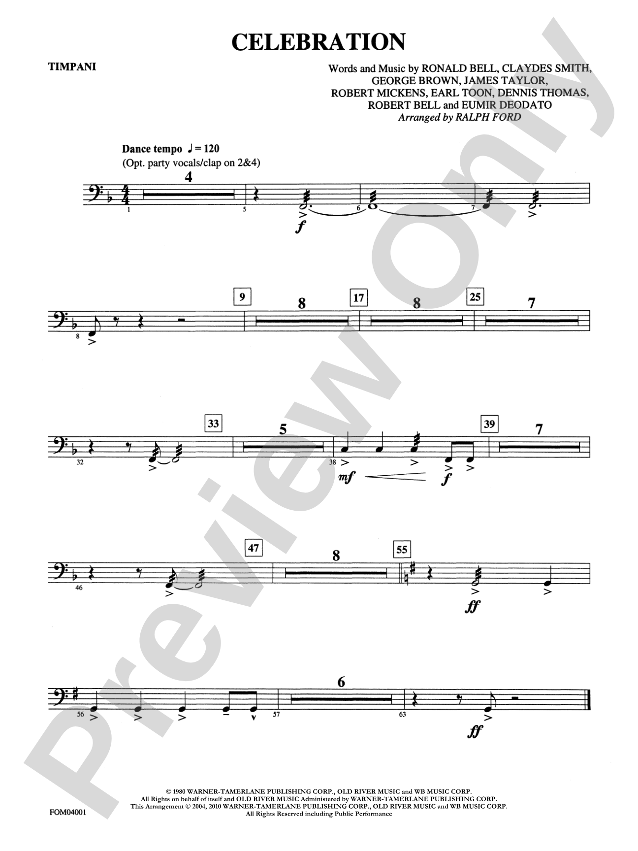 Celebration: Timpani