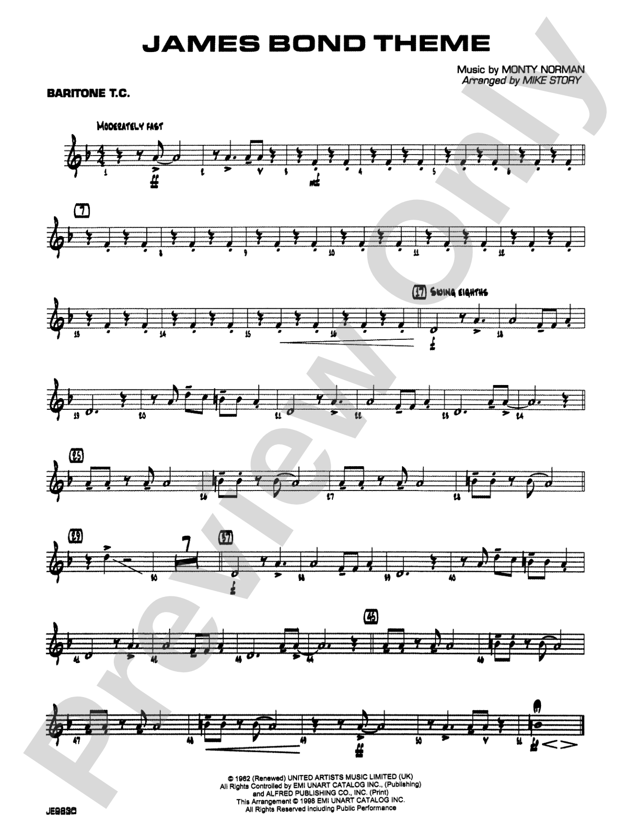 James Bond Theme: Baritone T.C.