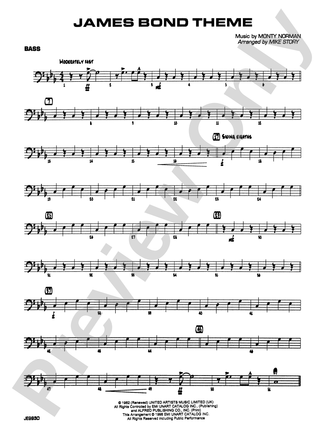 James Bond Theme: String Bass