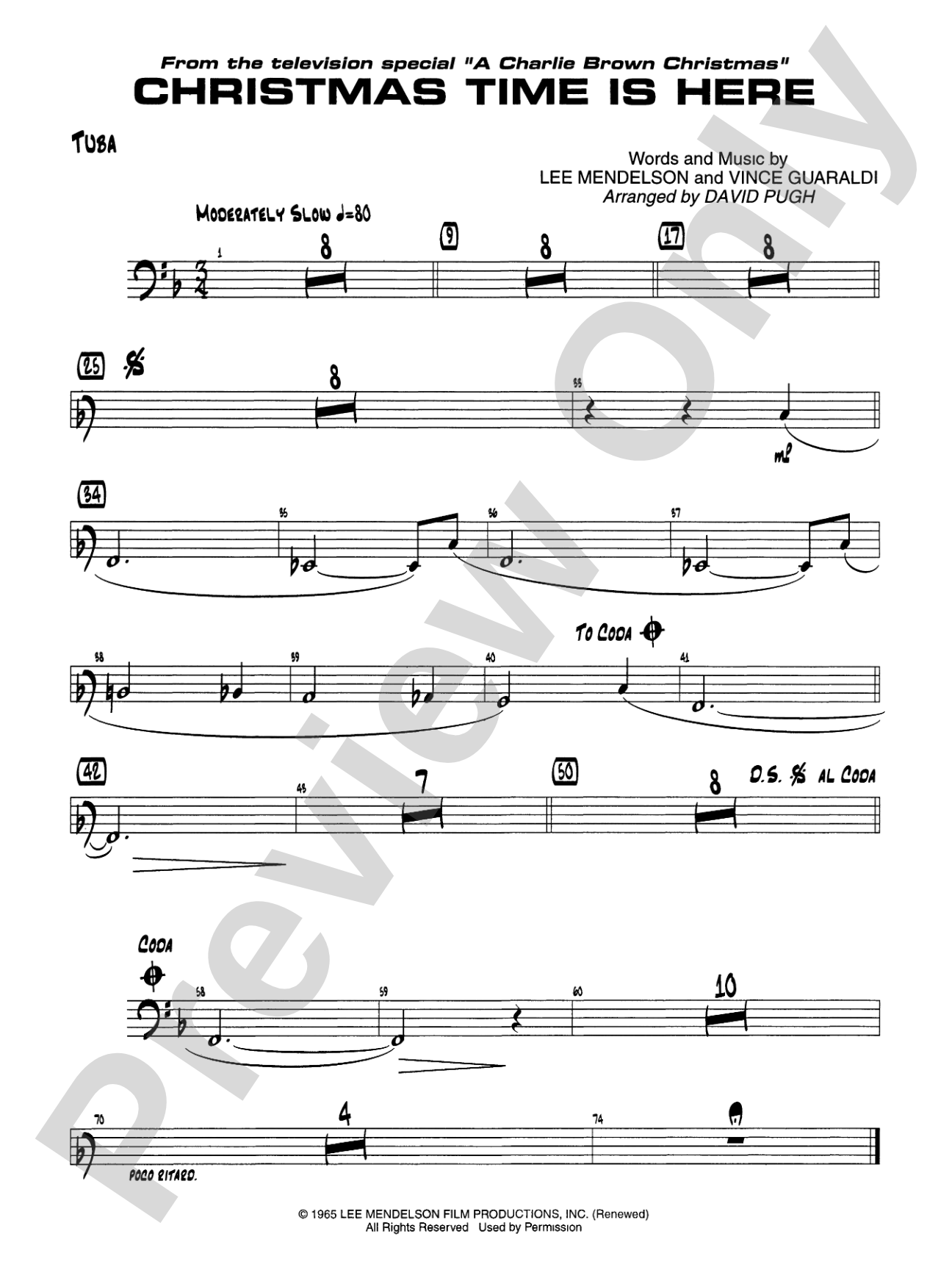 Christmas Time Is Here: Tuba