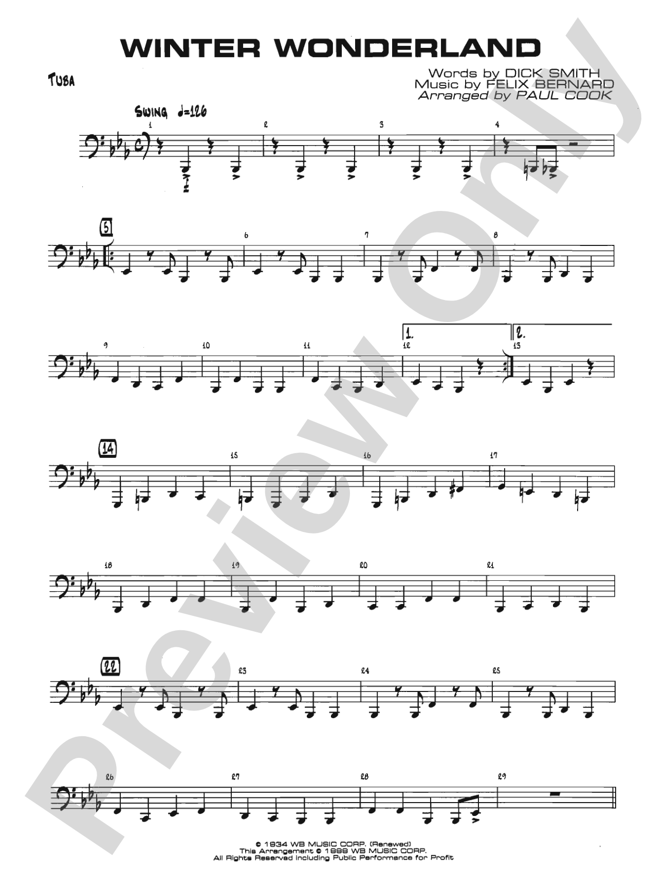 Winter Wonderland: Tuba