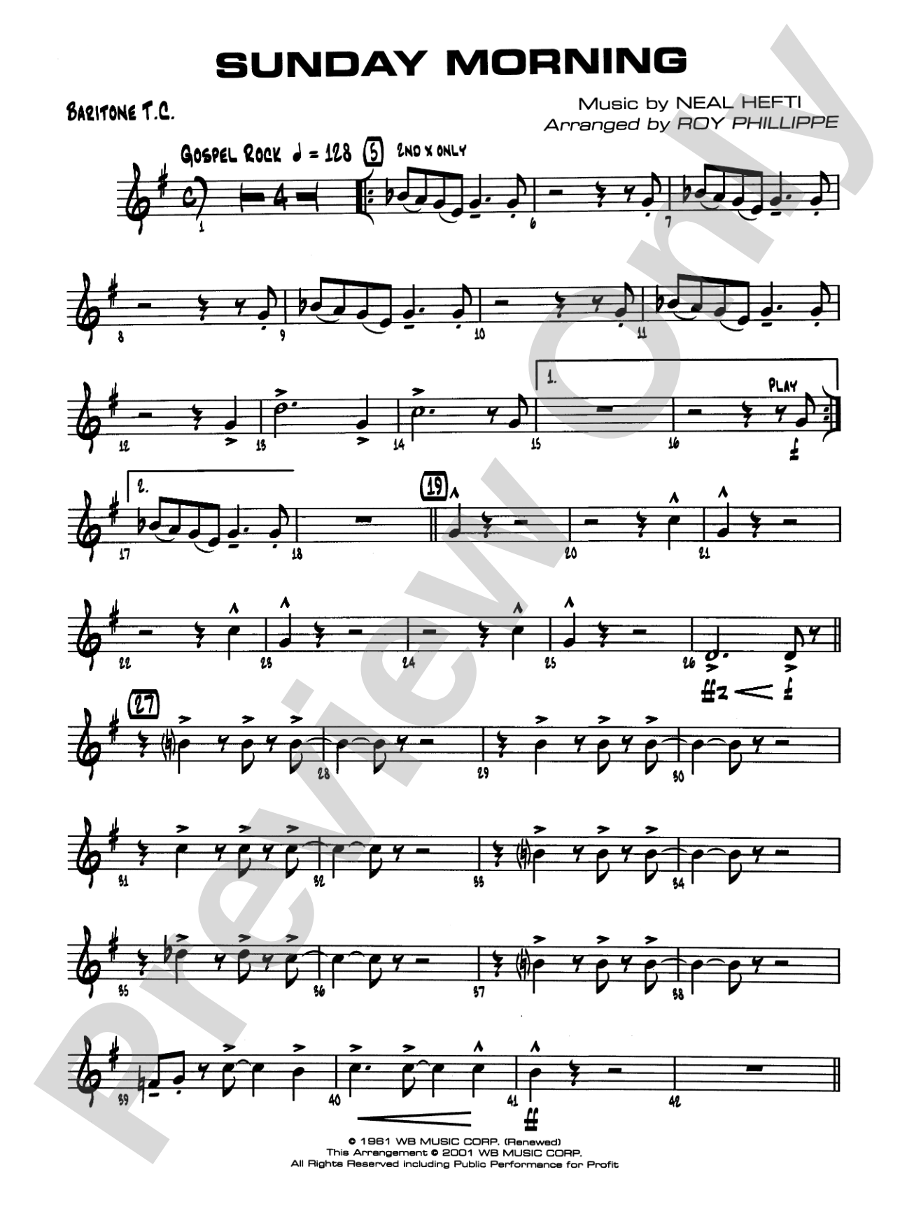 Sunday Morning: Baritone T.C.