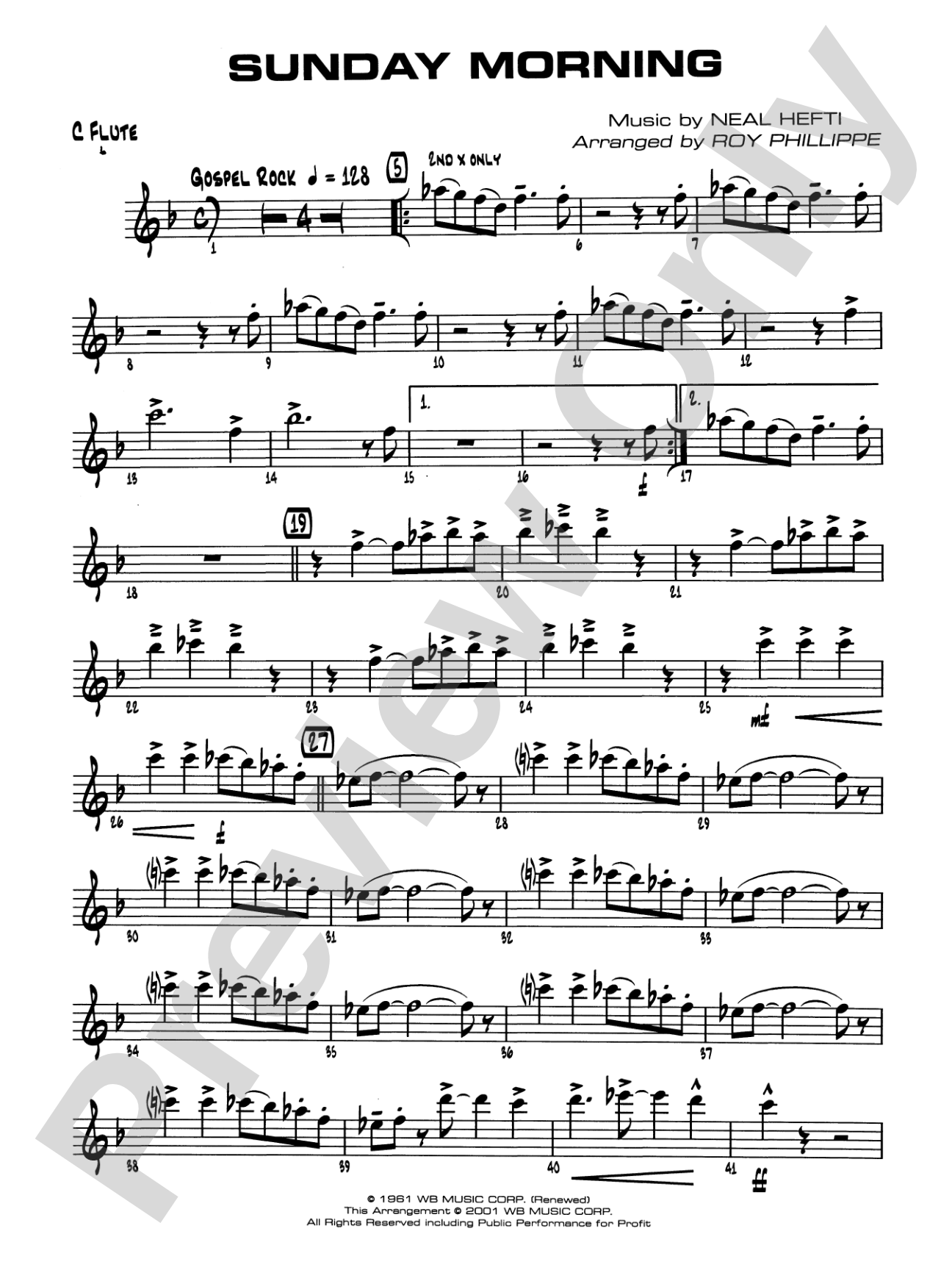 Sunday Morning: Flute