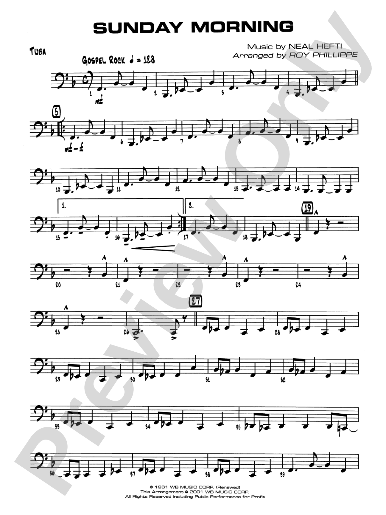 Sunday Morning: Tuba