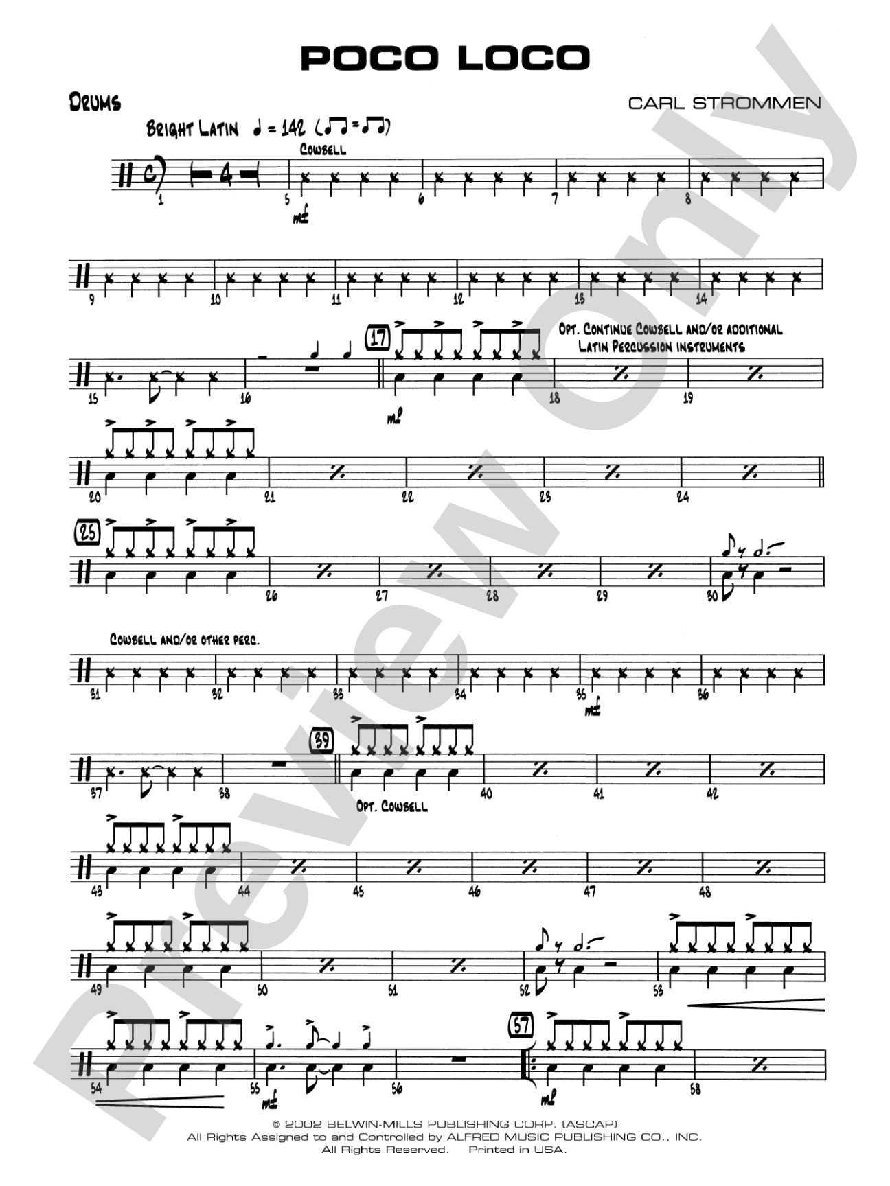 Poco Loco: Drums