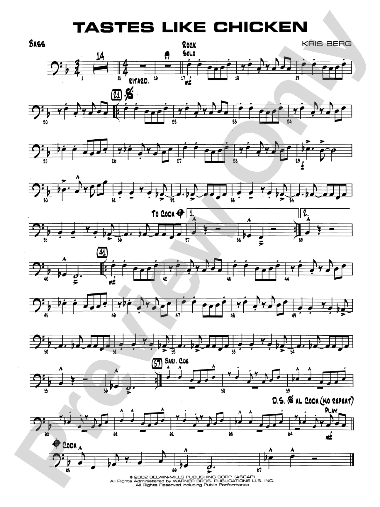 Tastes Like Chicken: String Bass